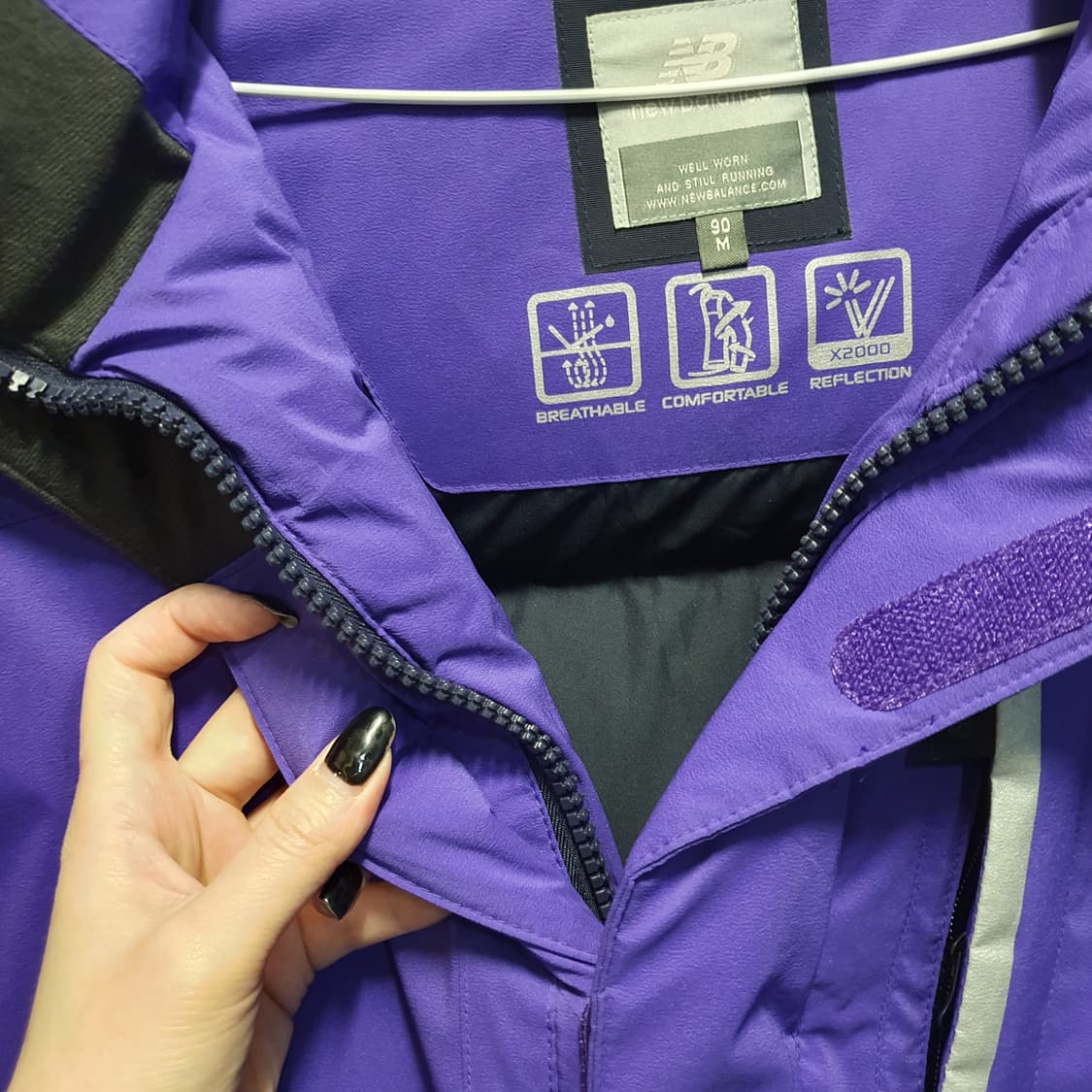 뉴발란스 남성 덕다운 스카치리플렉티브 로고 패딩  상품이미지7