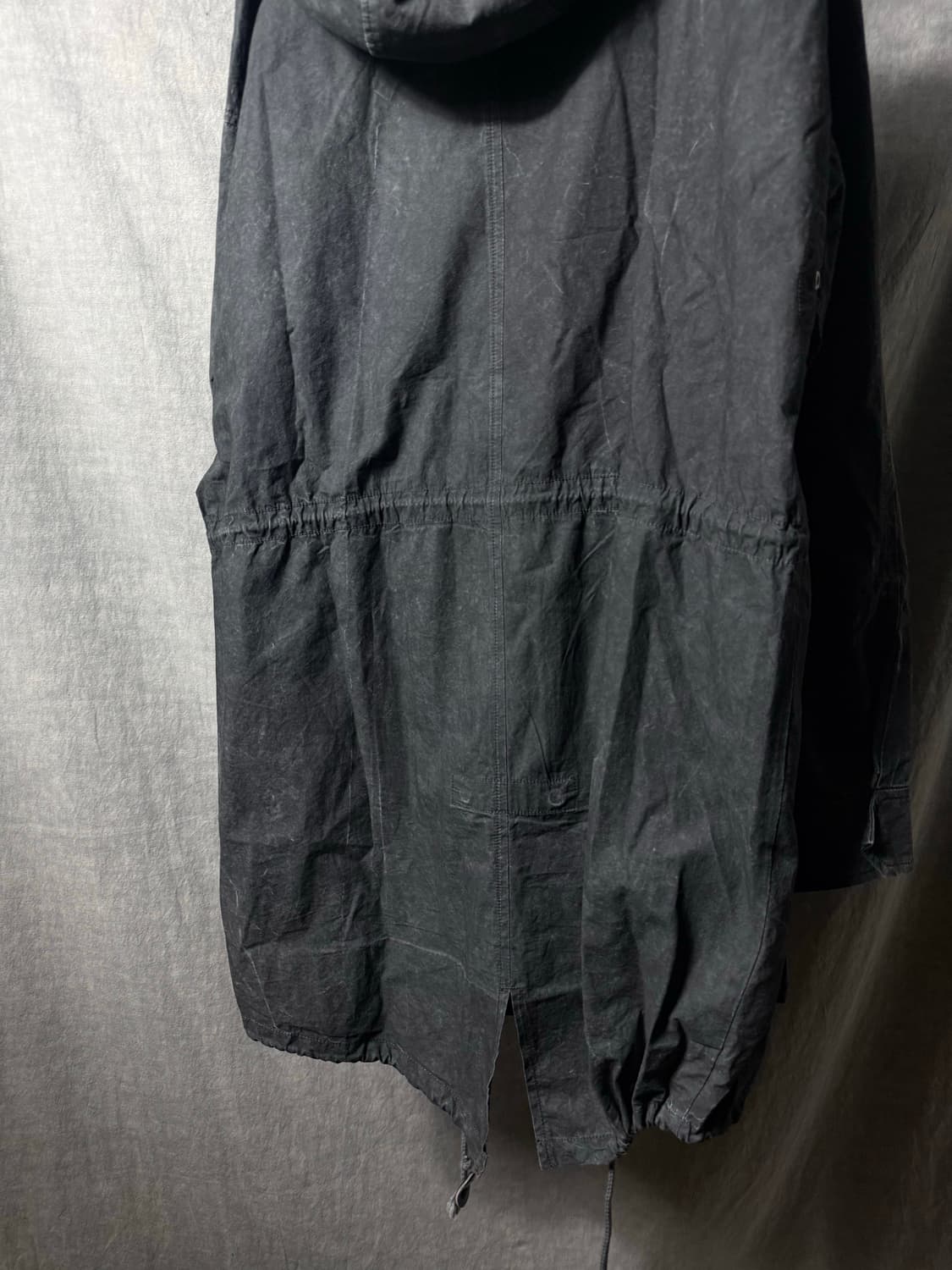 NO ID. BLACK Waxed Oversized Mods Coat 상품이미지6