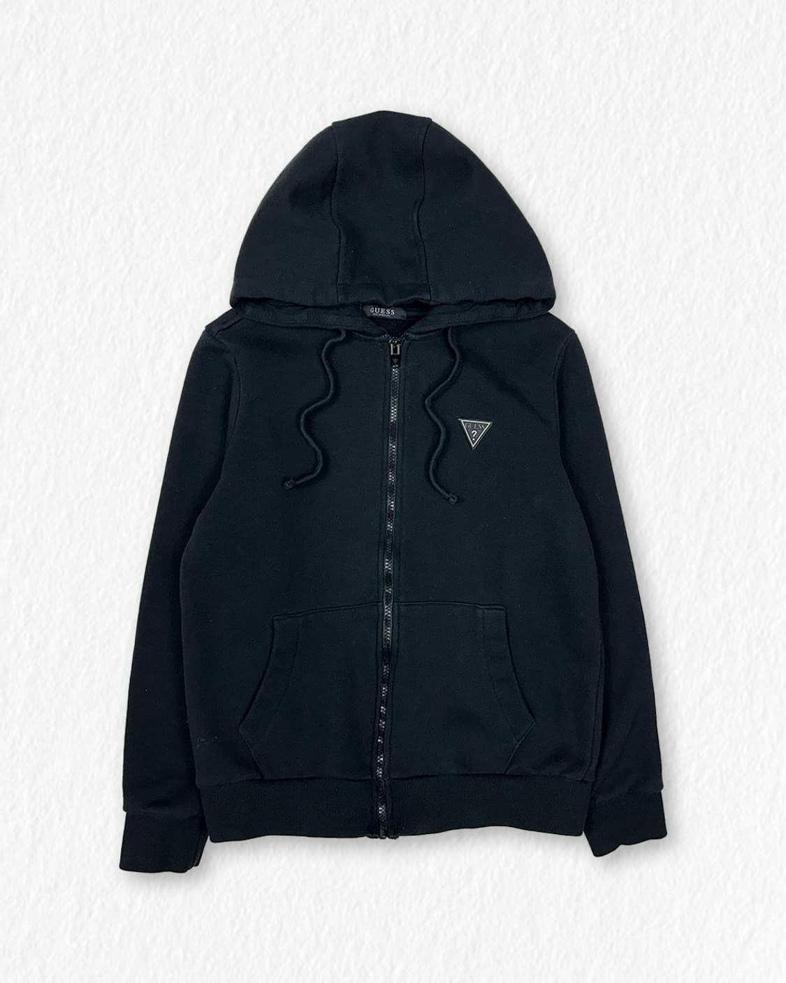 게스 후드집업 블랙 상품이미지1