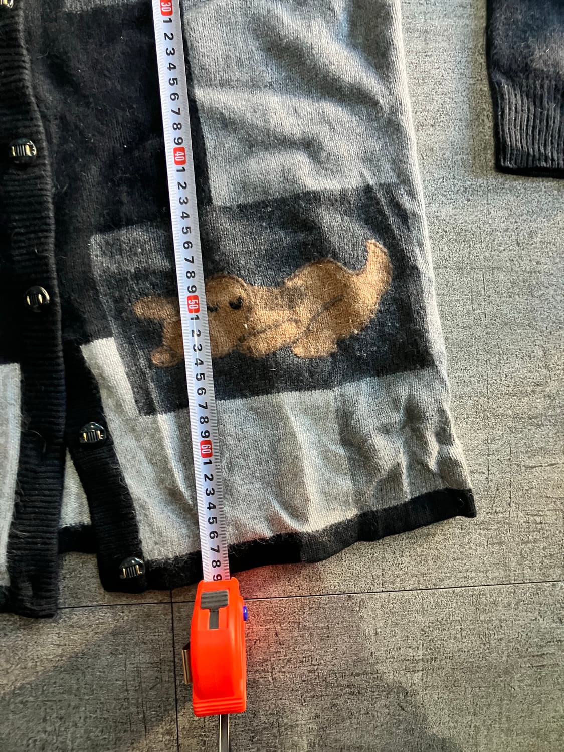 일본빈티지 Purezza 올드스쿨아메카지 90s 퍼피 카라가디건 상품이미지3