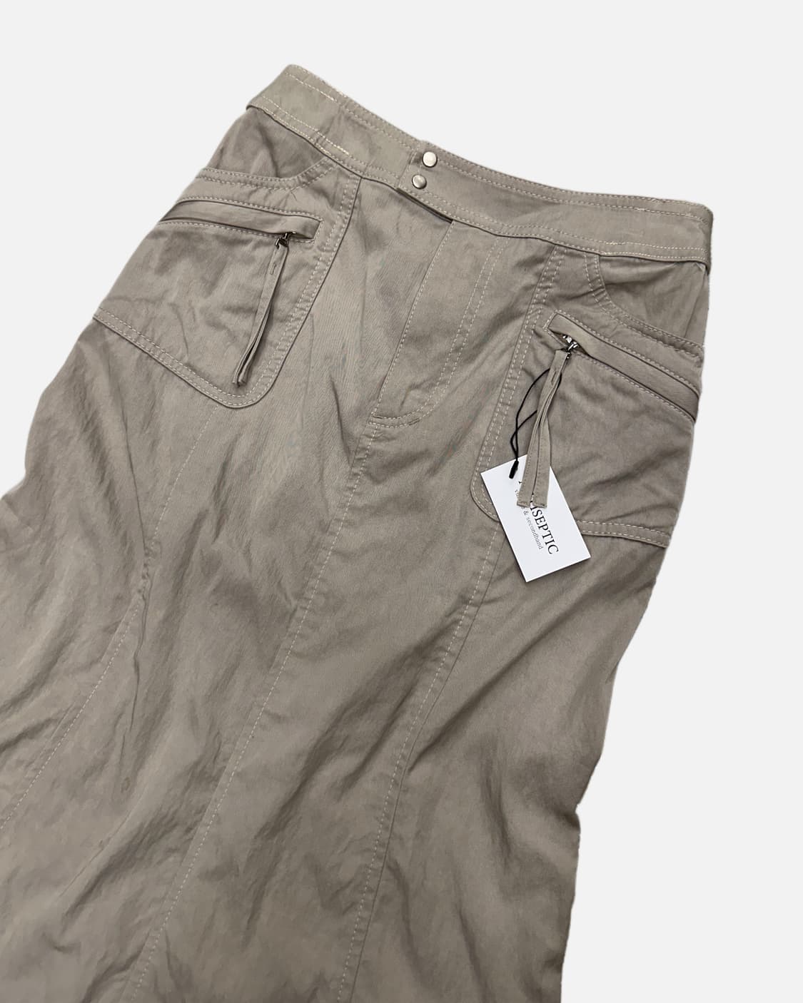 beige pocket snap skirt 상품이미지2