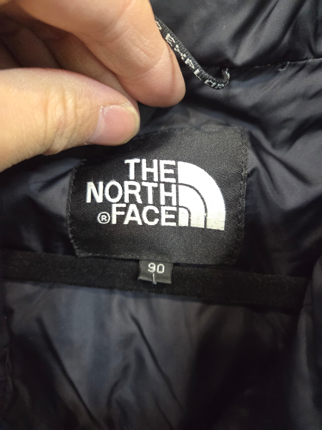 노스페이스 구형 눕시 700 구스다운 패딩 퍼플 90 95 상품이미지3