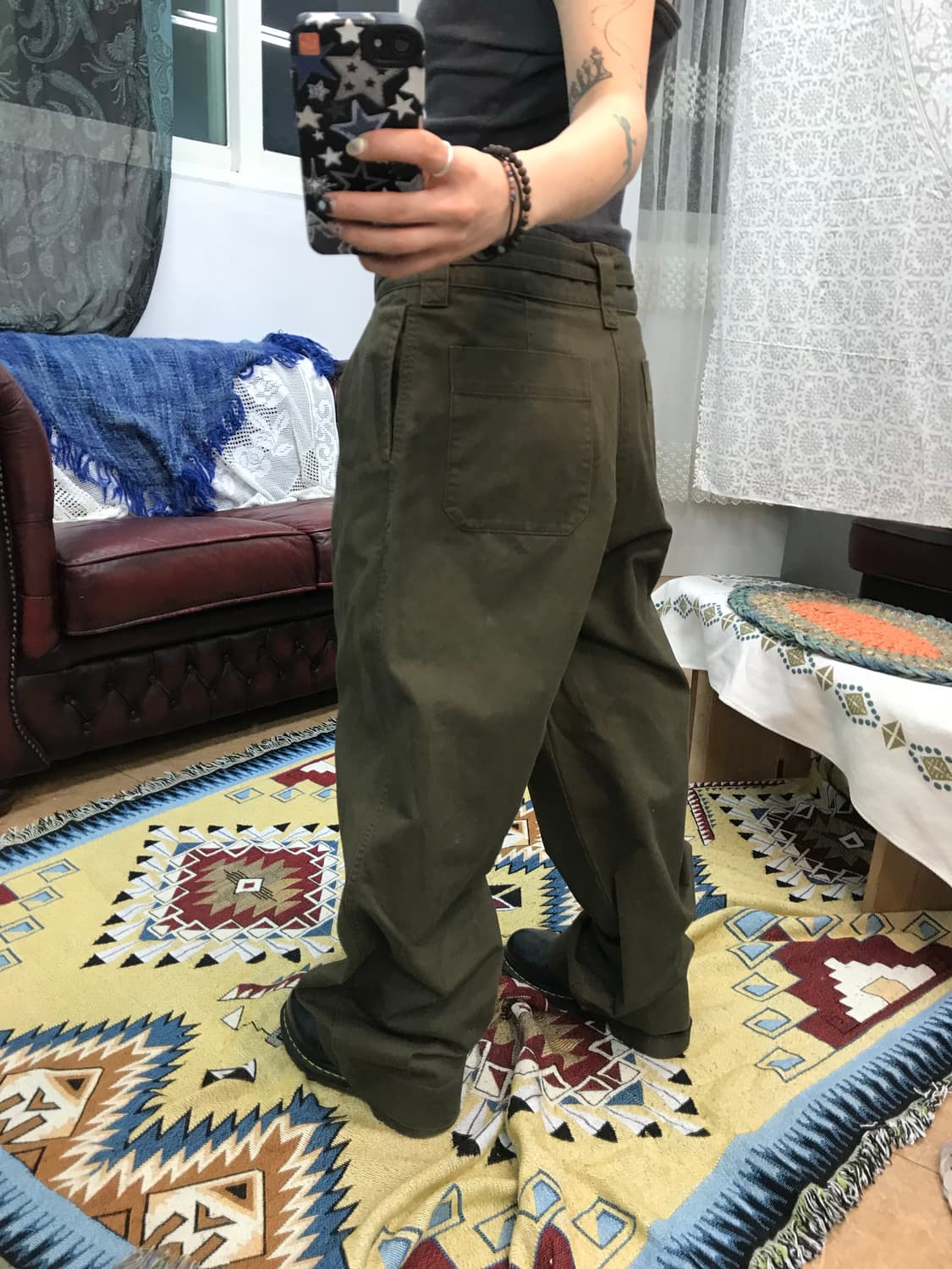 유니클로U 투턱 코튼팬츠  상품이미지2