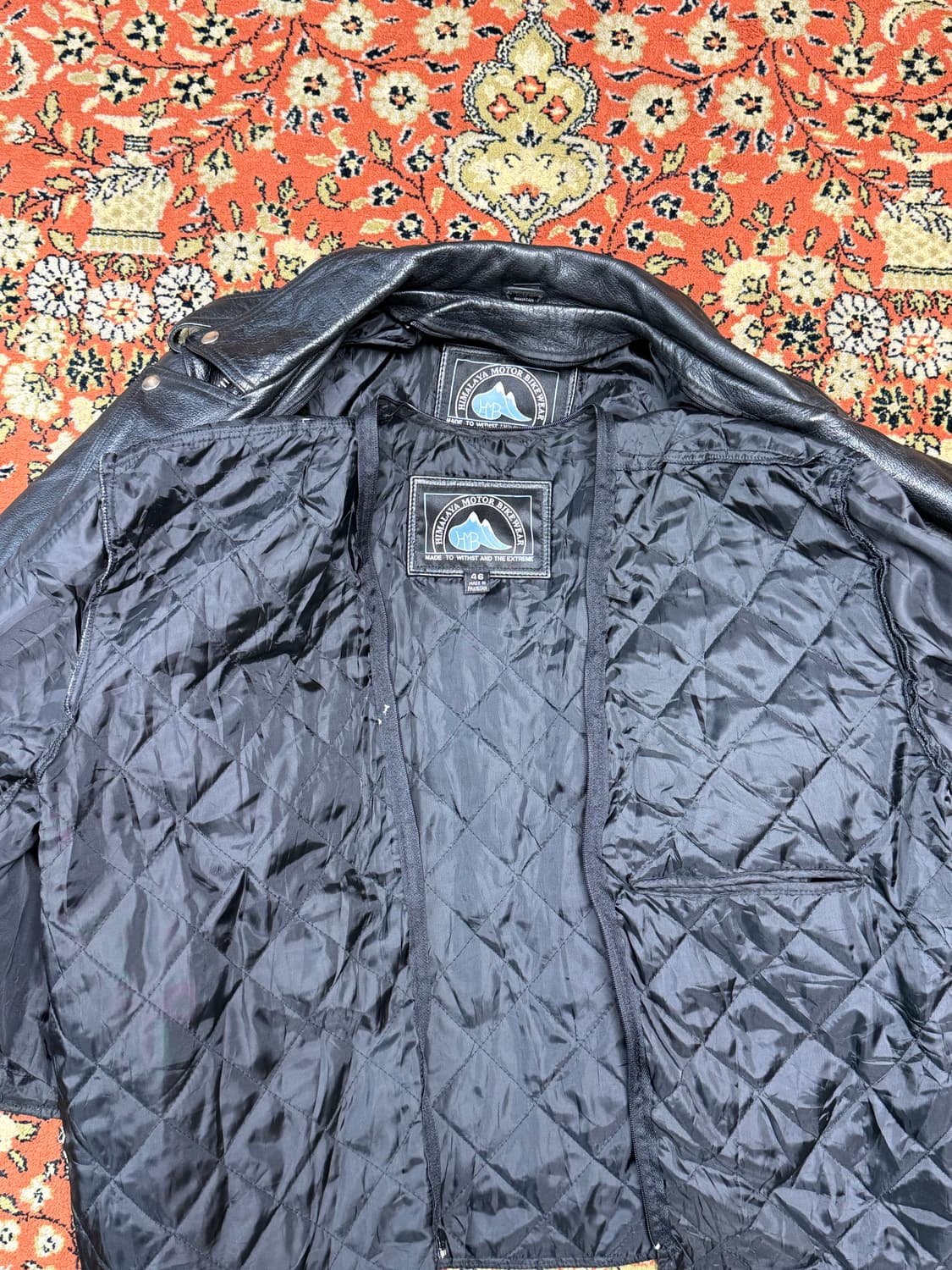 Himalaya Motor Bikewear 빈티지 라이더 자켓 블랙 XX 상품이미지6