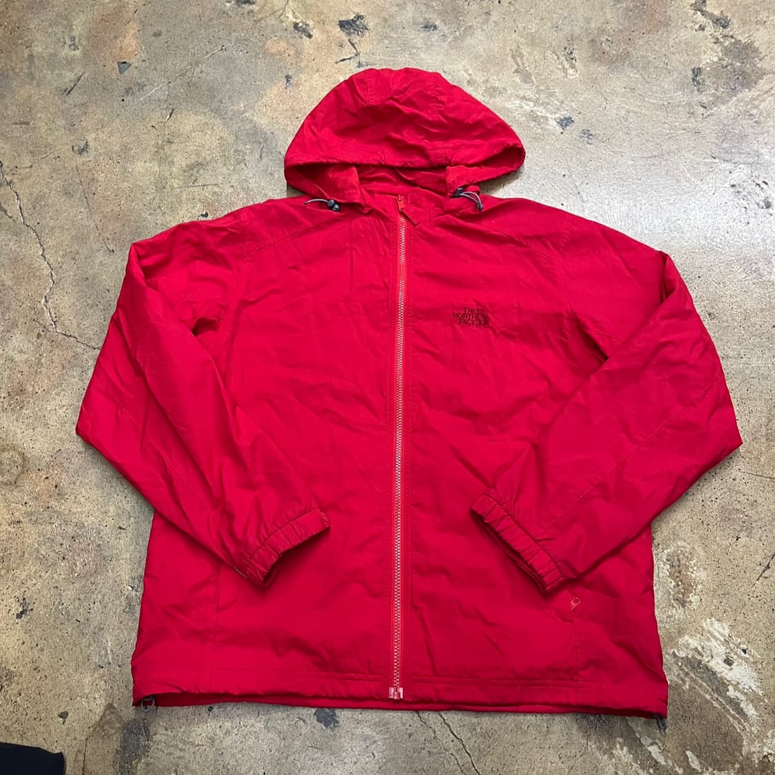 [정품/M] 노스페이스 하이벤트 레드 컬러 기능성 바람막이 자켓 b17 상품이미지2