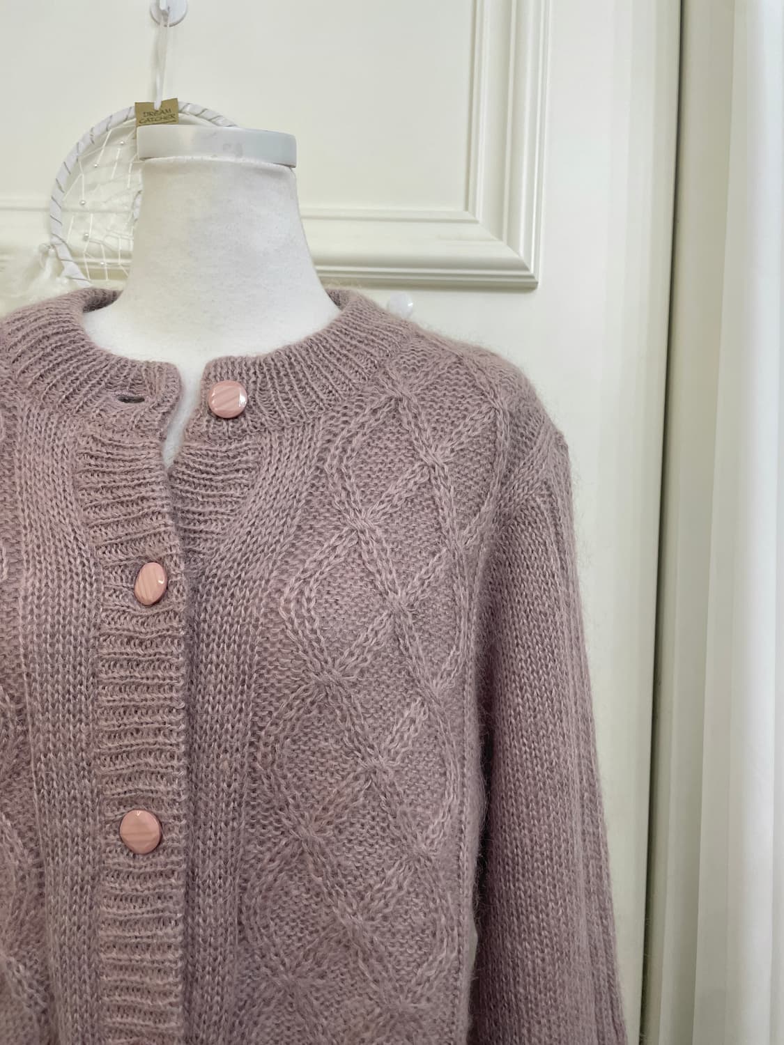 lavender over hairy winter cardigan 상품이미지6