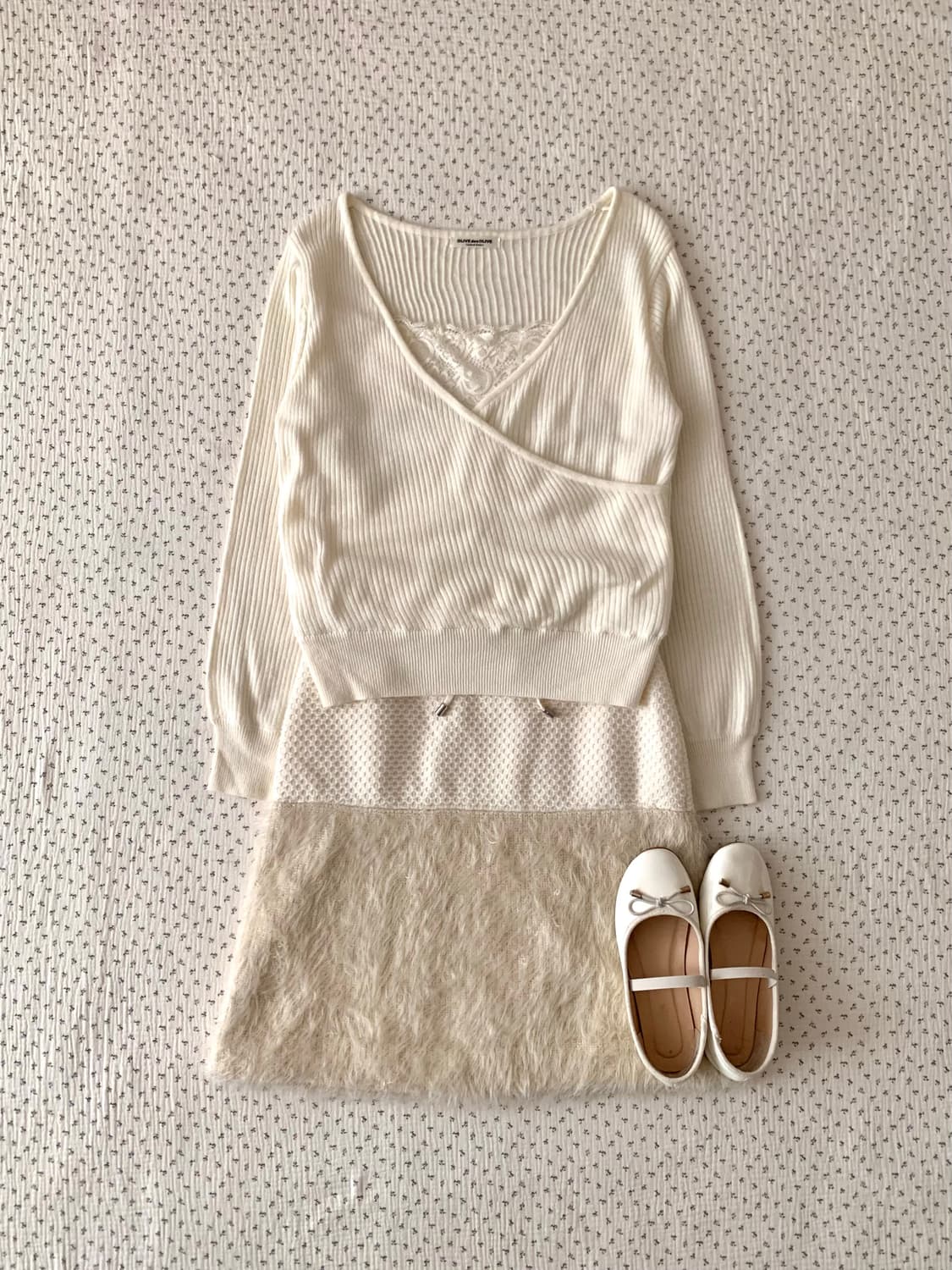 갸루 퍼 스커트 상품이미지2