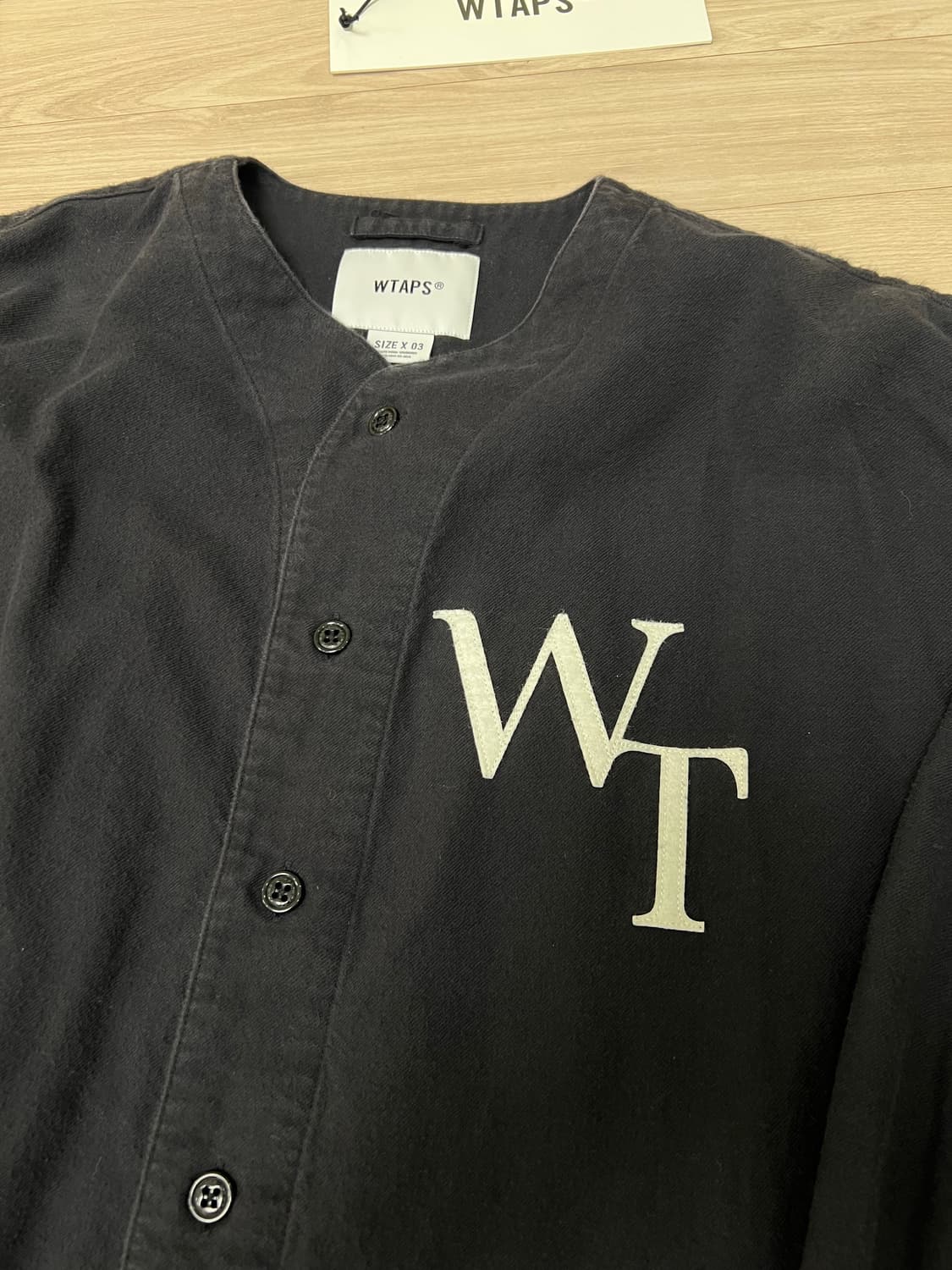 WTAPS 리그셔츠 블랙 03 상품이미지4