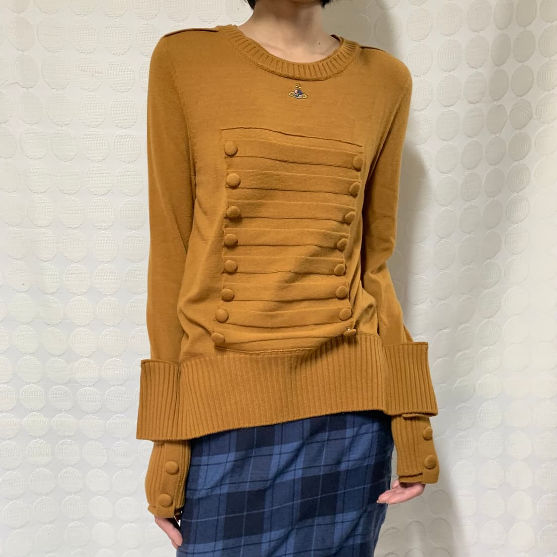 viviennewestwood 디테일 울 니트 긴팔 상품이미지2