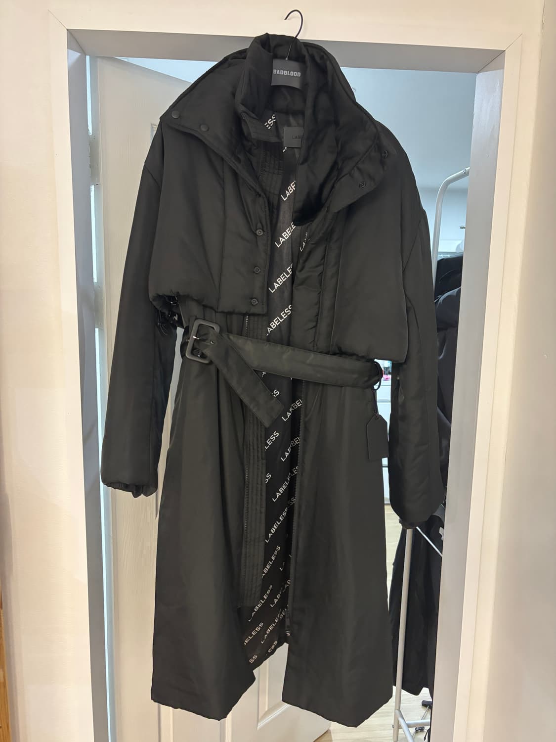 레이블리스 / 버클 시그니처 롱패딩 / xl 2xl 105 110 상품이미지1