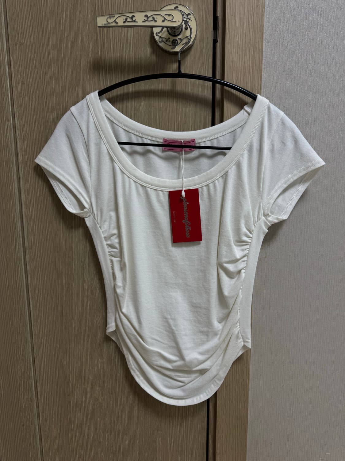 플리즈노팔로우 플노팔 모모탑 구버전 아이보리 상품이미지2