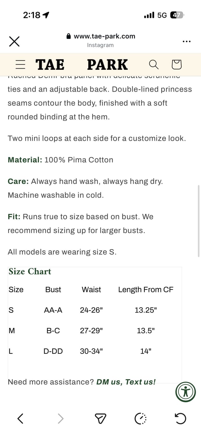 TAE PARK 스크런치 에이프론 탑 상품이미지7