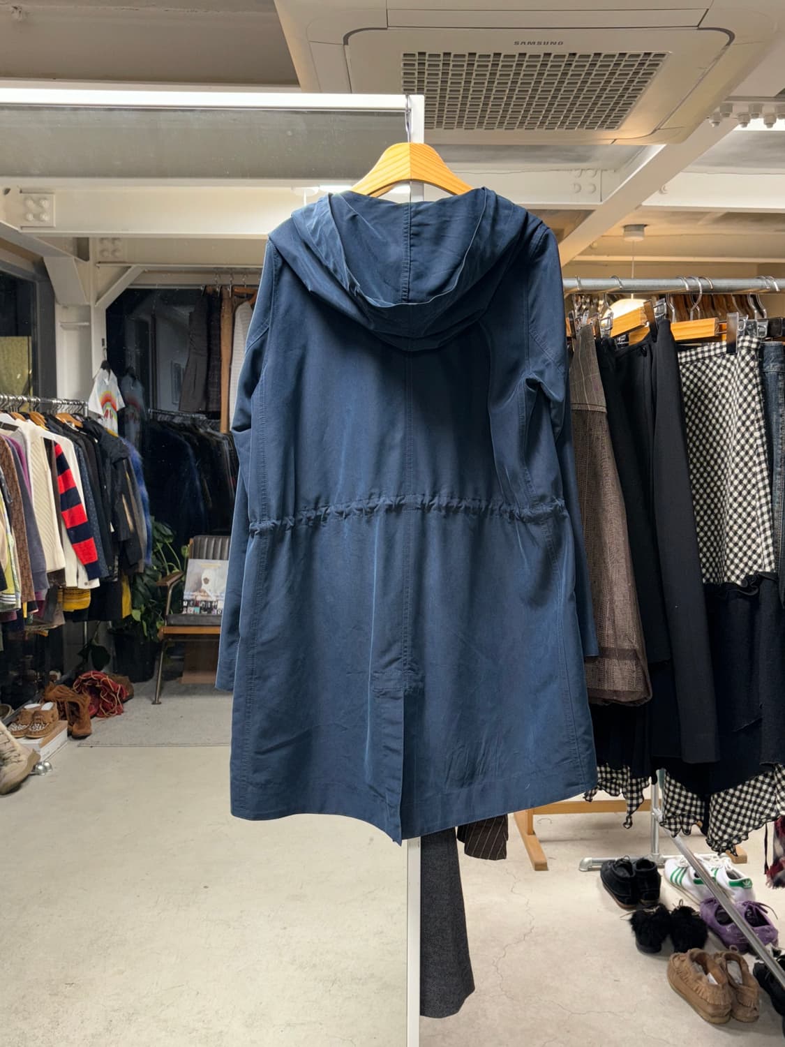 아츠로 타야마 카울넥 피쉬테일 자켓 상품이미지2