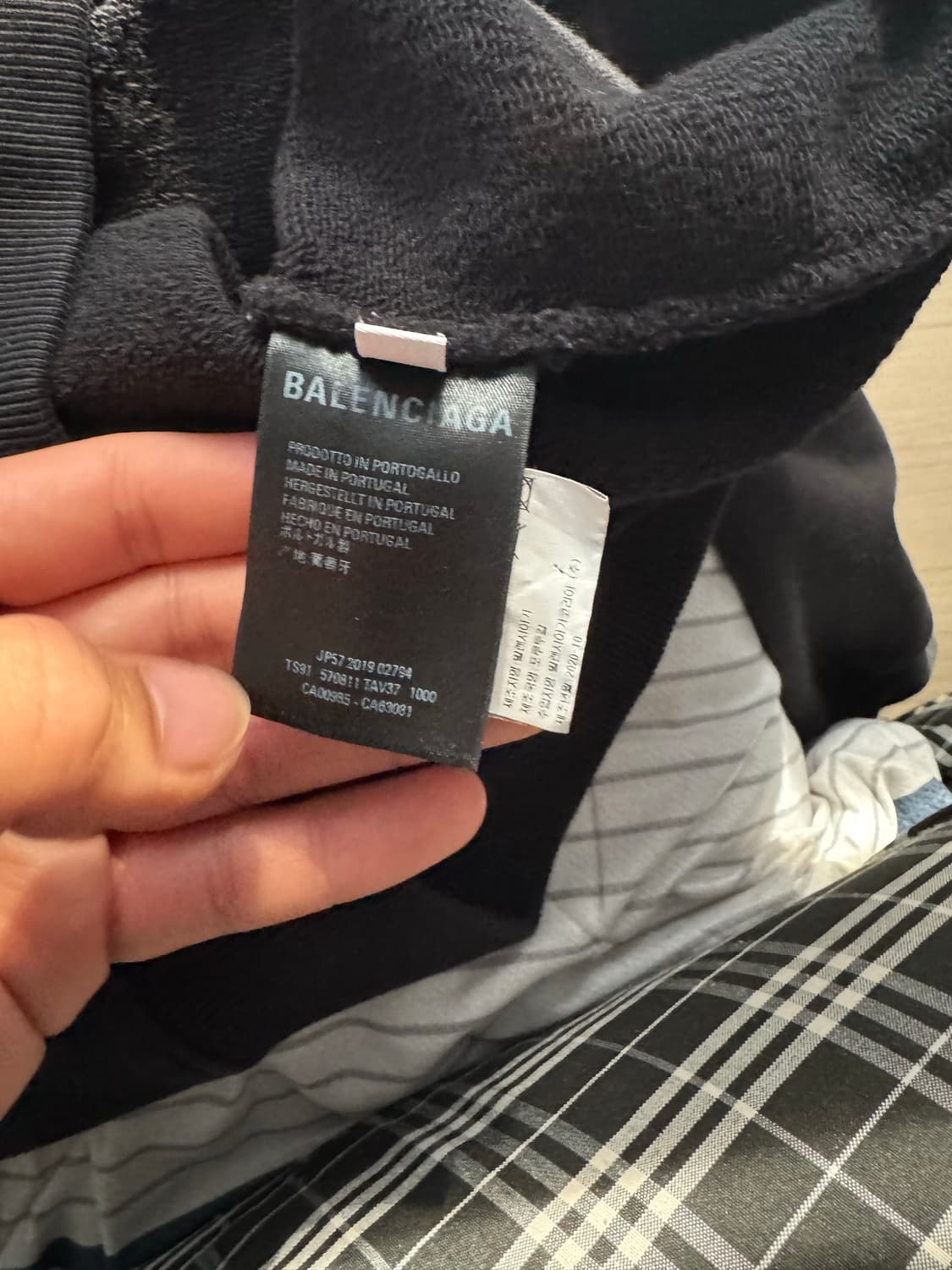 발렌시아가 백로고 후드티 상품이미지4