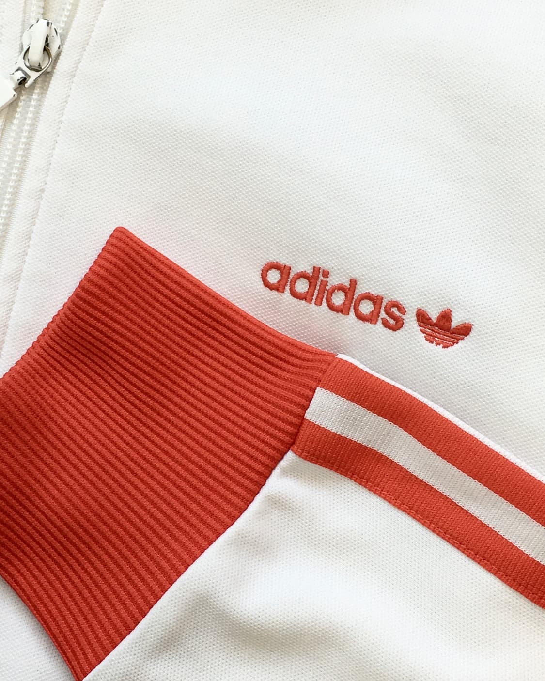 Adidas 아디다스 화이트-레드 로고 트랙탑 상품이미지7