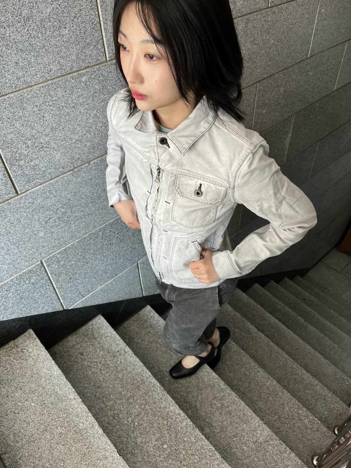 wjk 데님 집업 자켓 상품이미지3