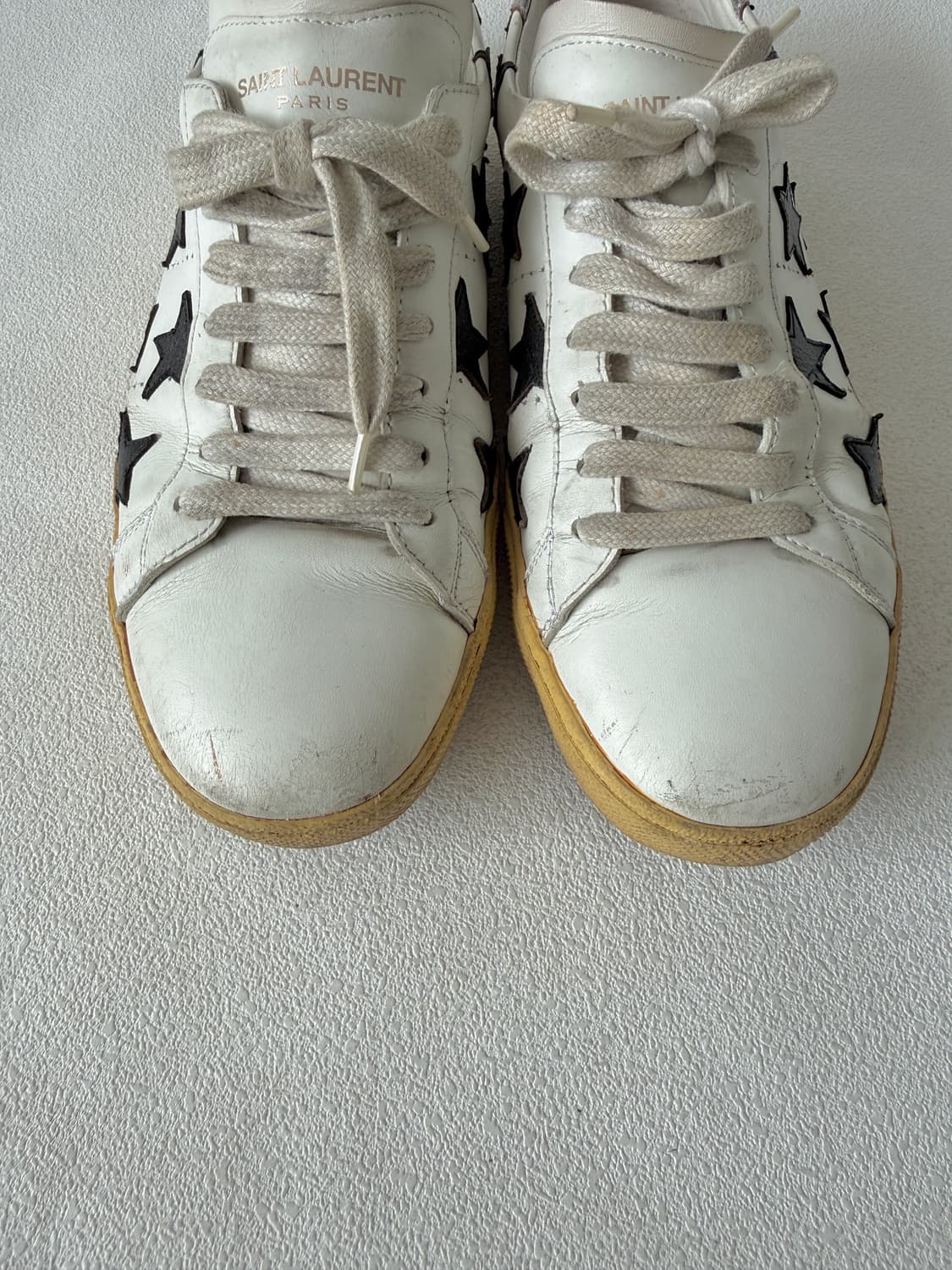 [EU39]생로랑(Saint Laurent) 클래식 스타 패치 스니커즈 상품이미지7