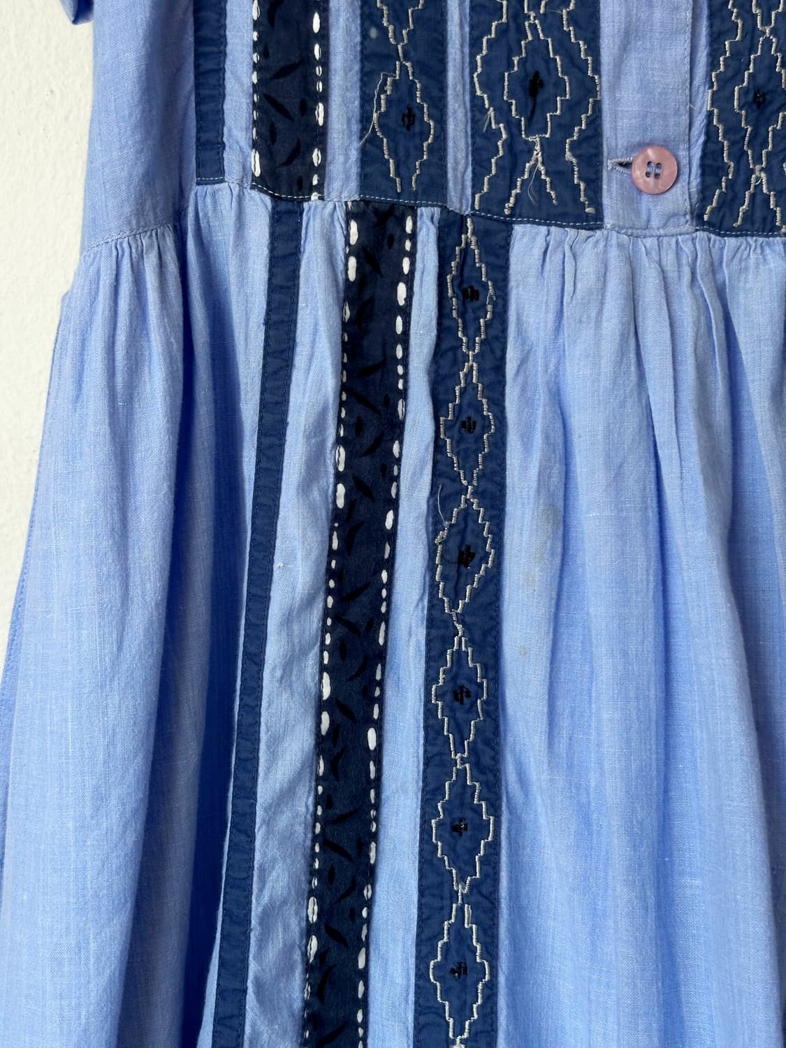 Light cotton design patch onepiece 상품이미지9