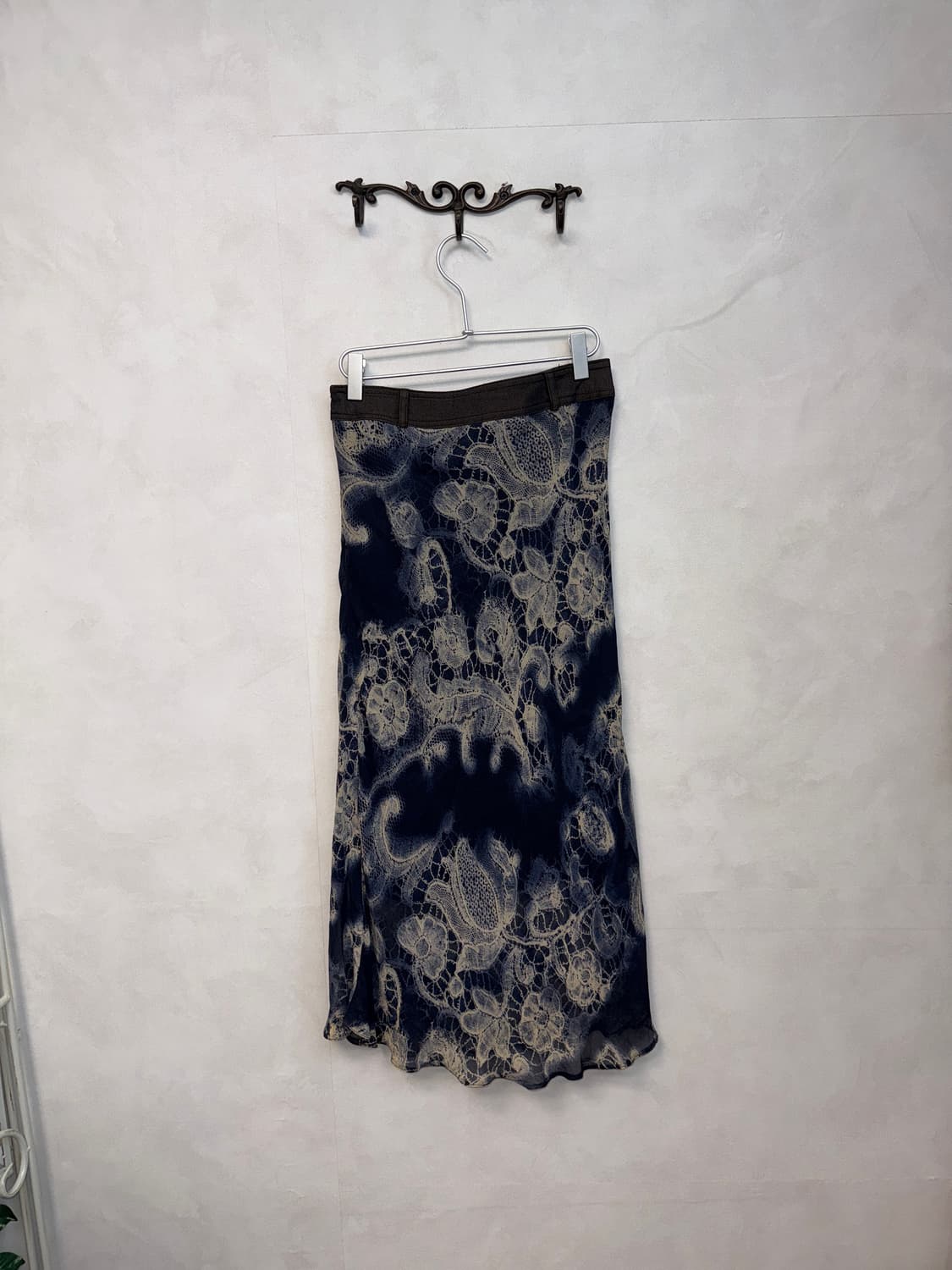 Dark navy oriental tie dye floral mermai 상품이미지3