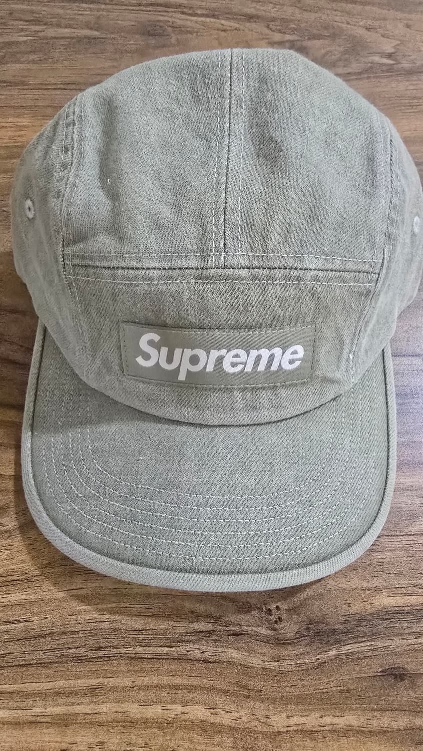 슈프림 데님 캠프캡 올리브 25SS 상품이미지1