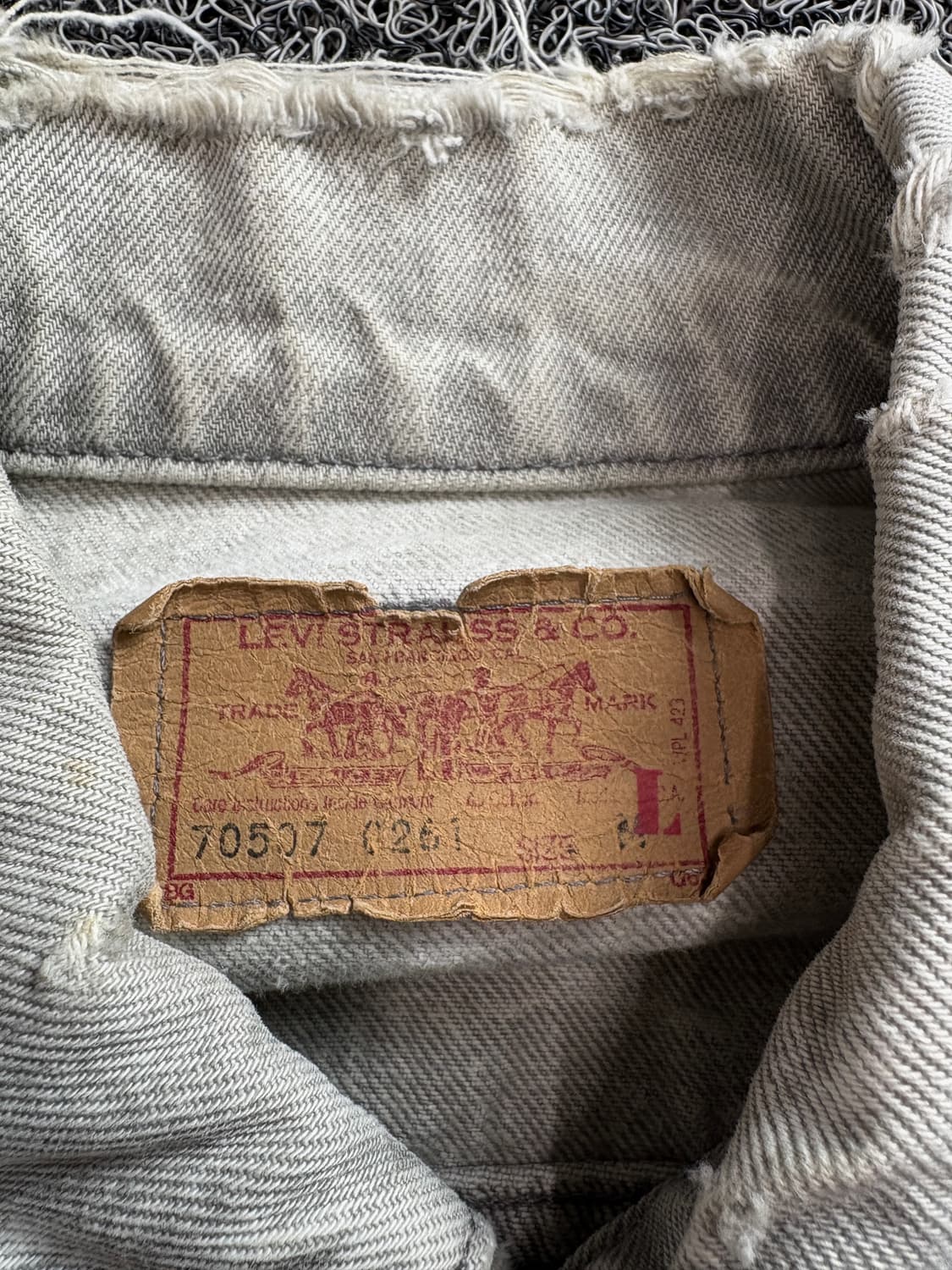 리바이스 아메카지 데님 트러커 워크 자켓 3403 상품이미지4