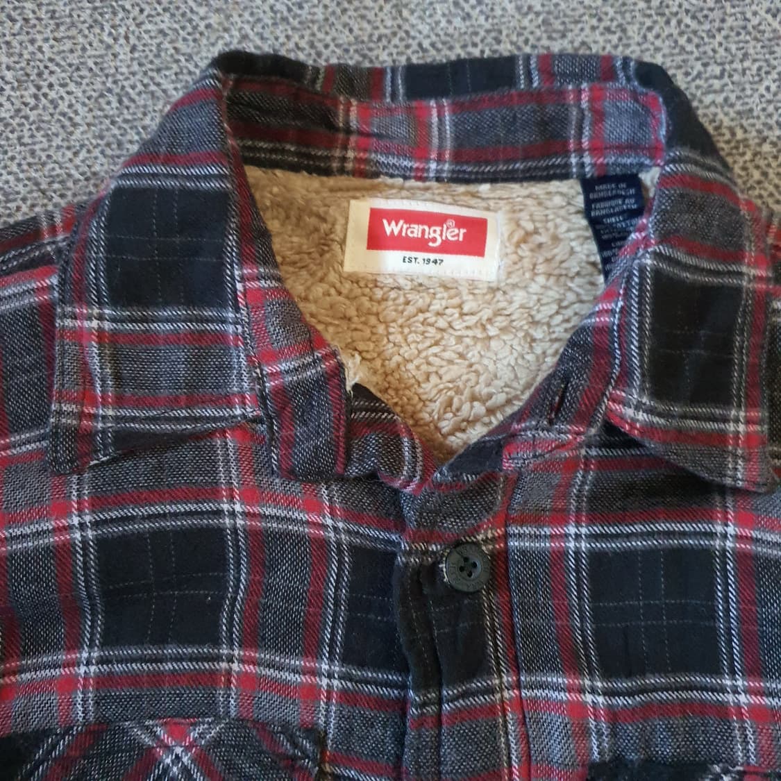 랭글러 쉐르파 안감 플란넬 셔츠 no.3 상품이미지3