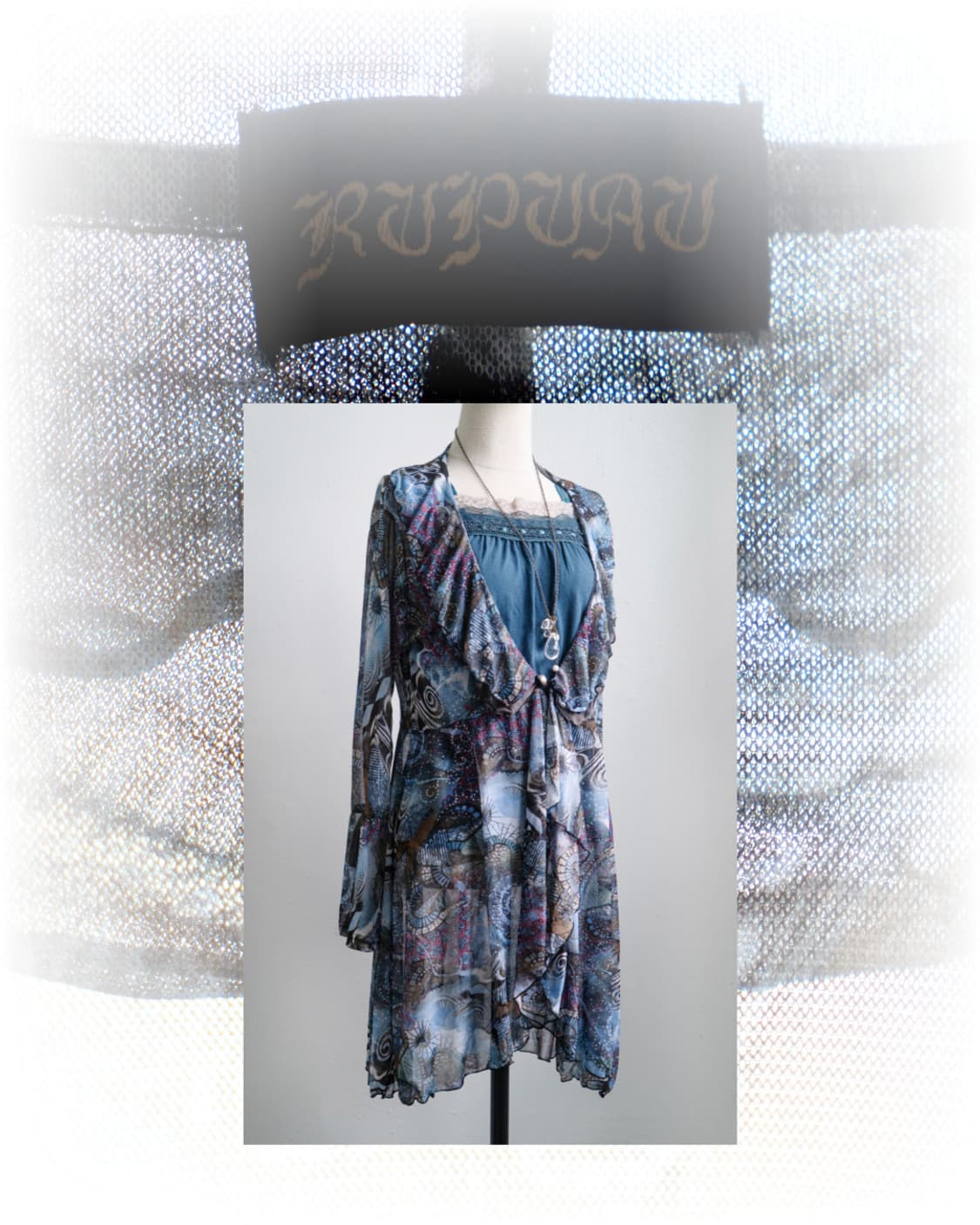 witch blue cardigan 상품이미지3