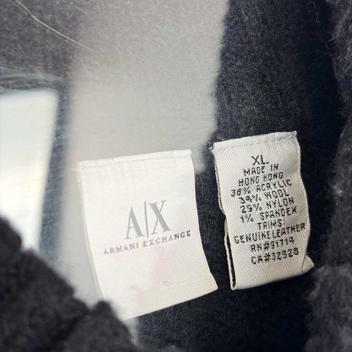 아르마니 익스체인지 니트 집업 가디건 상품이미지3
