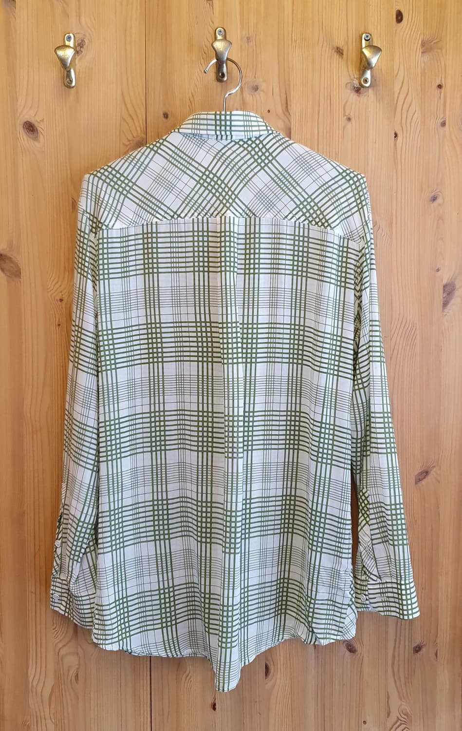 77.베네통 체크셔츠 상품이미지2