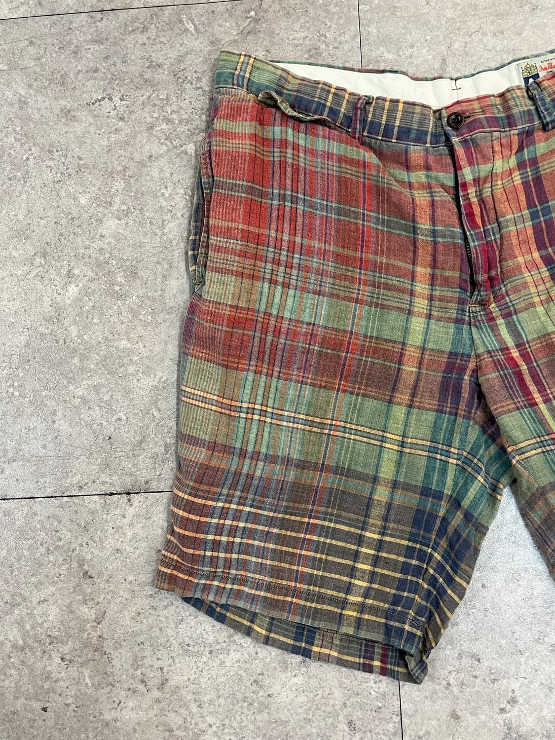 폴로 랄프로렌 체크 하프 팬츠 34 #csz3801 상품이미지4