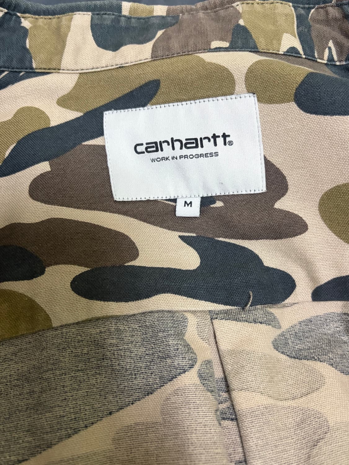 칼하트 카모 셔츠 상품이미지3
