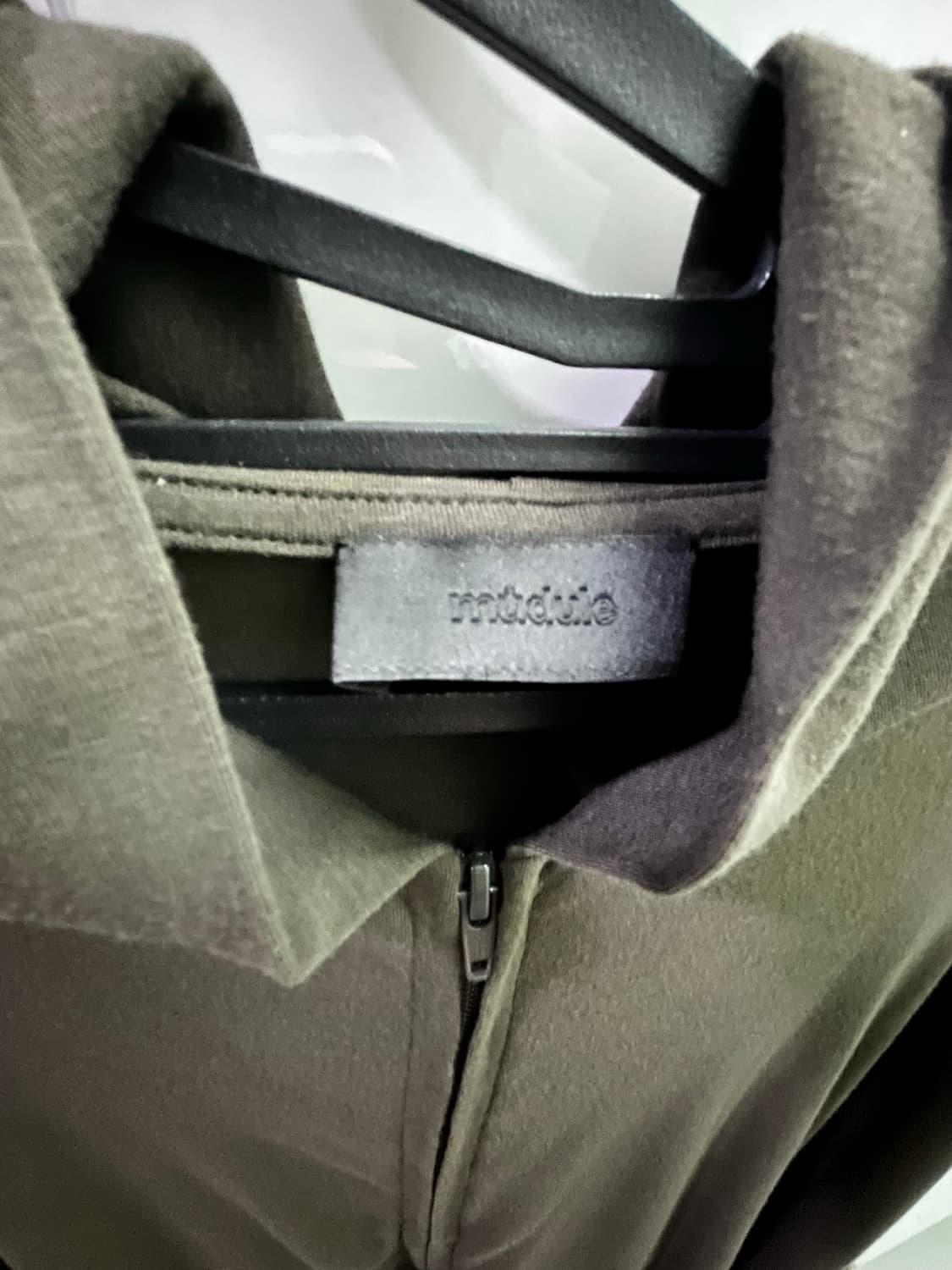 머듈 후드집업 올리브 상품이미지4