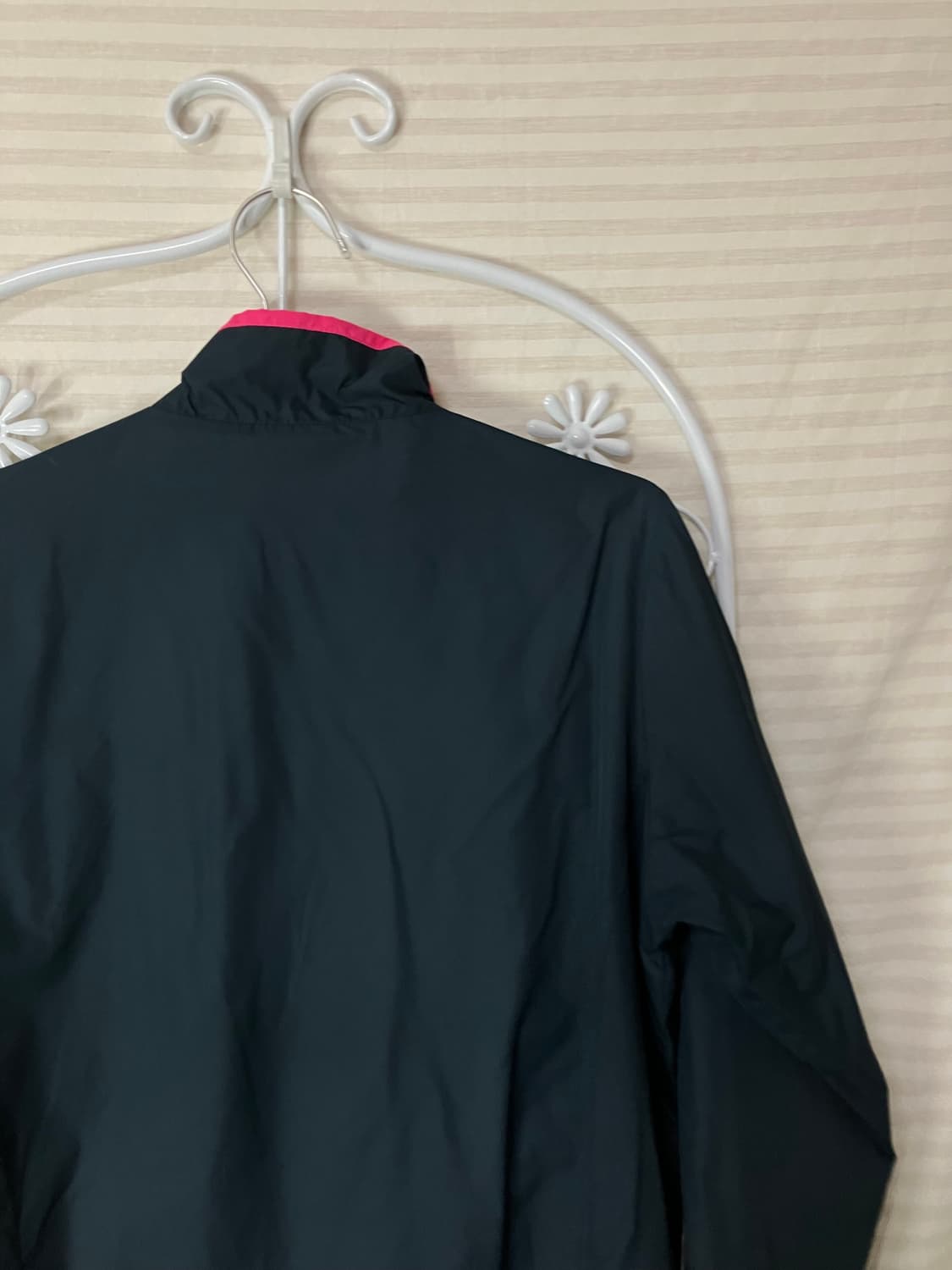 빈티지 네이비 리복 핑크라인 바람막이 y2k 스트릿 갸루 펑키 일본빈티지 상품이미지4