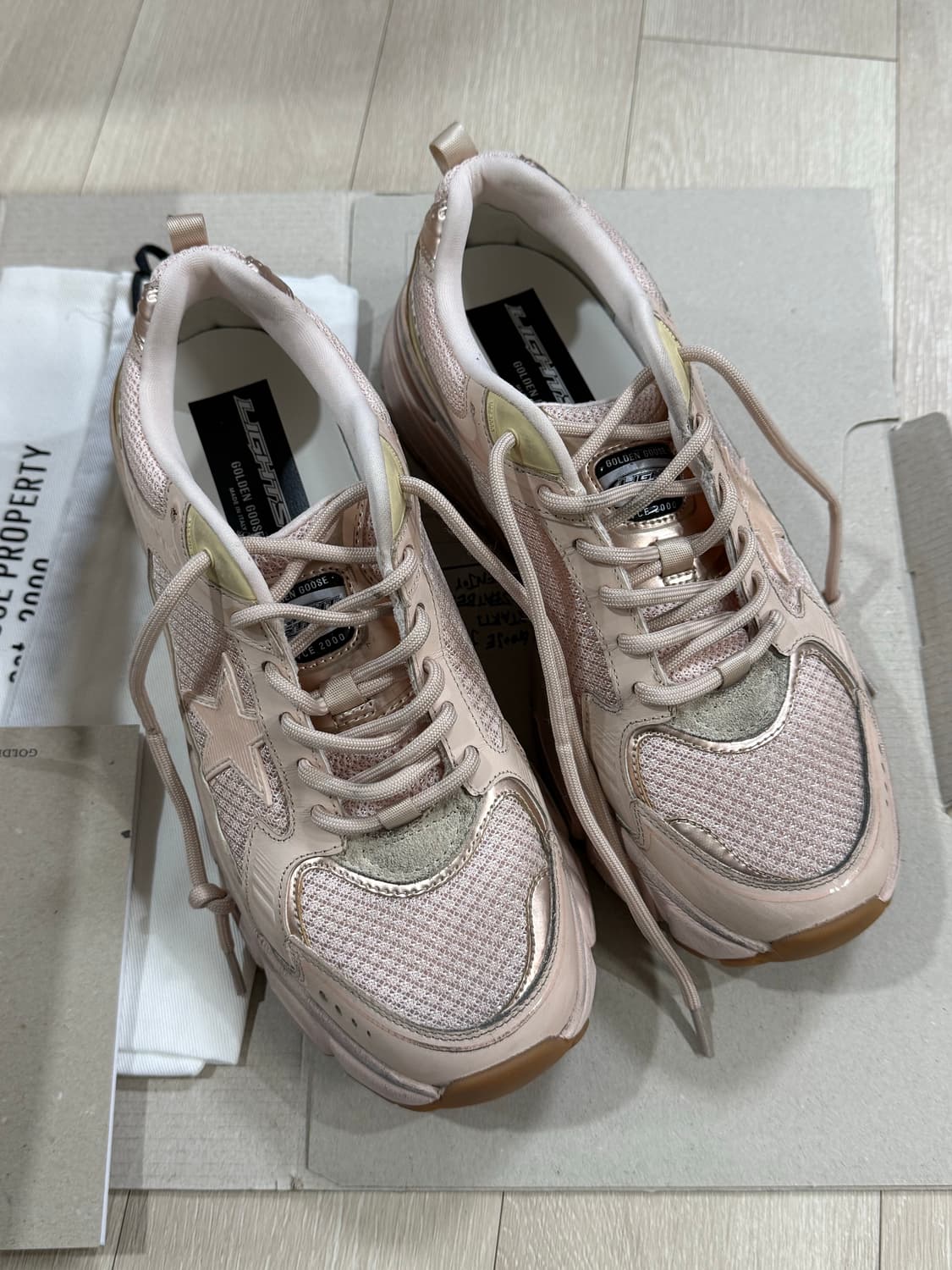 골든구스 라이트스타 핑크 39사이즈 상품이미지1