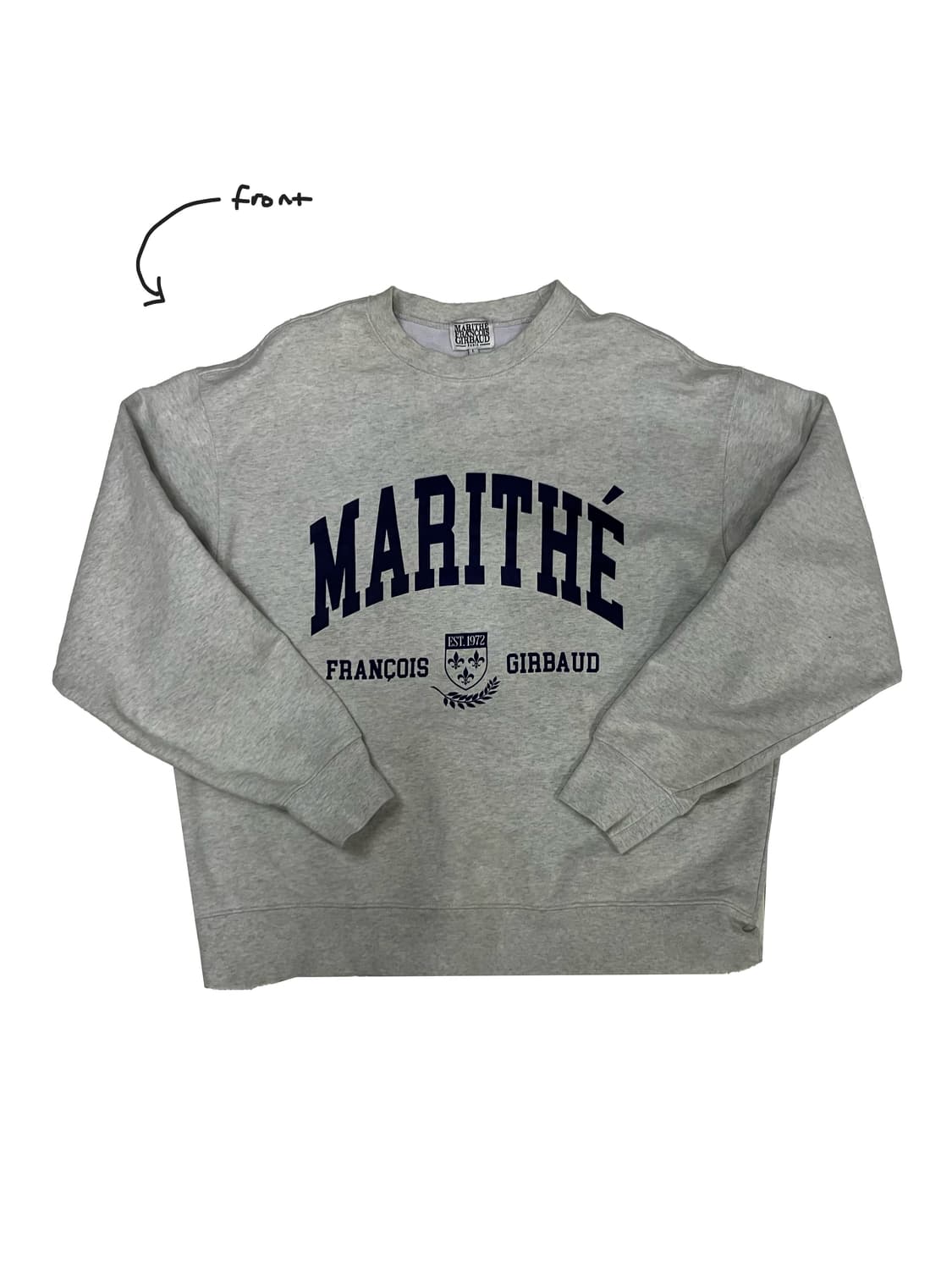 마리떼 프랑소와 저버 로고 맨투맨 L 상품이미지1