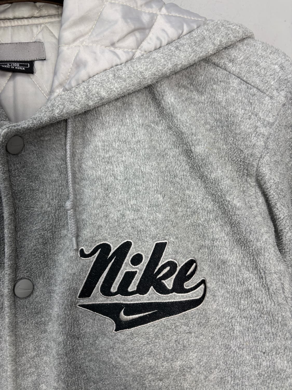 나이키 00s 올드스쿨 빅로고 플리스 후드자켓 A3535 상품이미지3