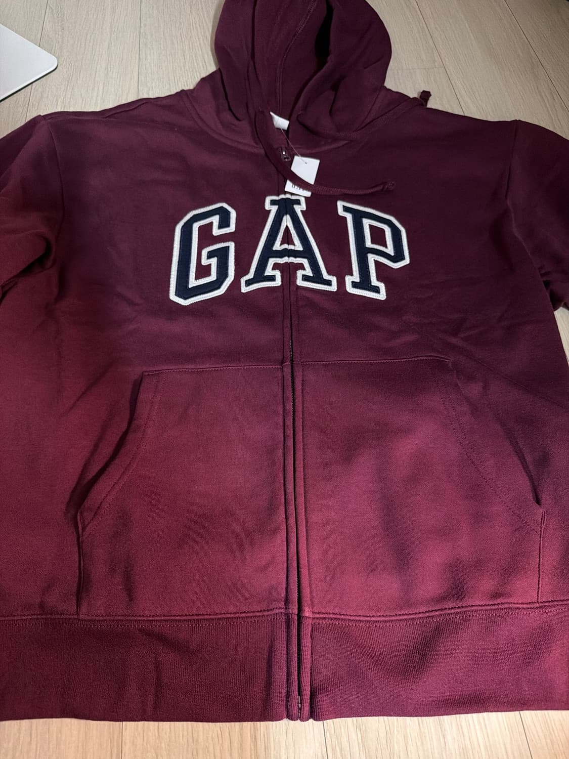 GAP 갭 여성 후드집업 버건디 사쿠야 후드집업 상품이미지1