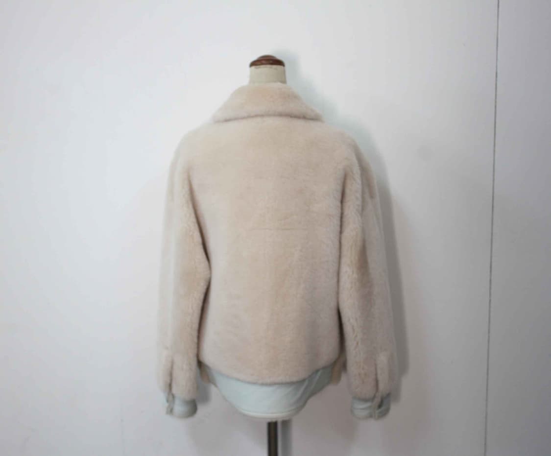 W-4024/산드로 정품 여성용 양가죽 양털 점퍼 79-86-160 상품이미지2