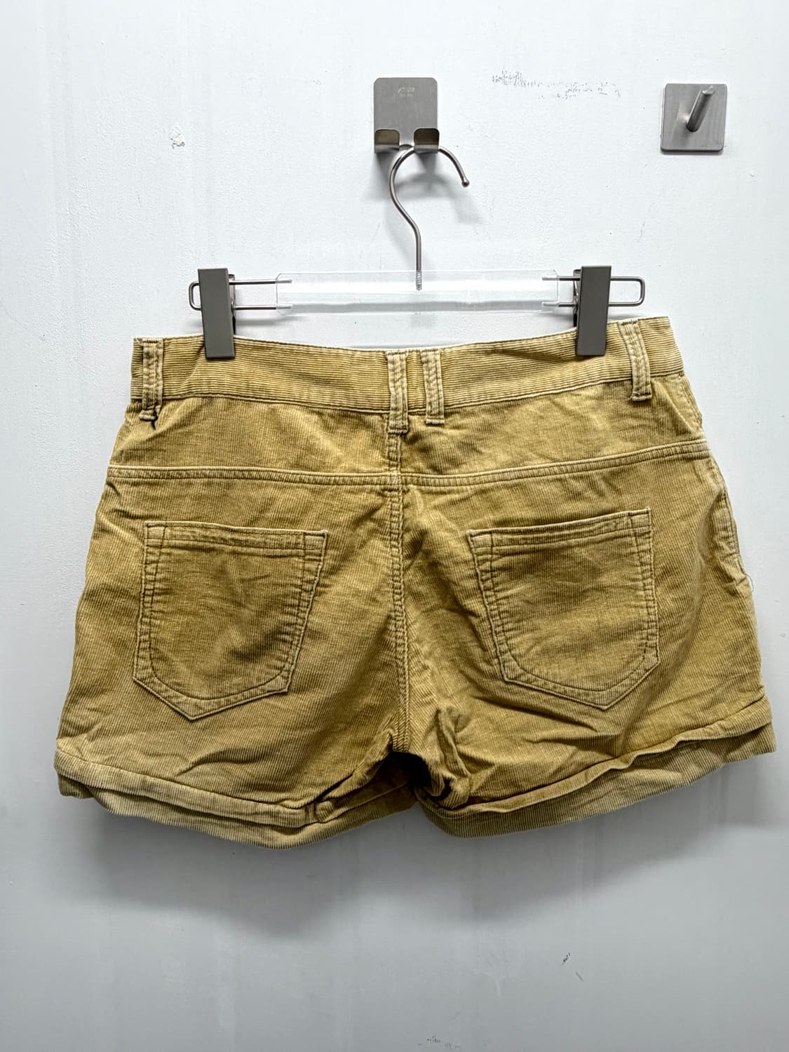 Yellow Corduroy Shorts 상품이미지4