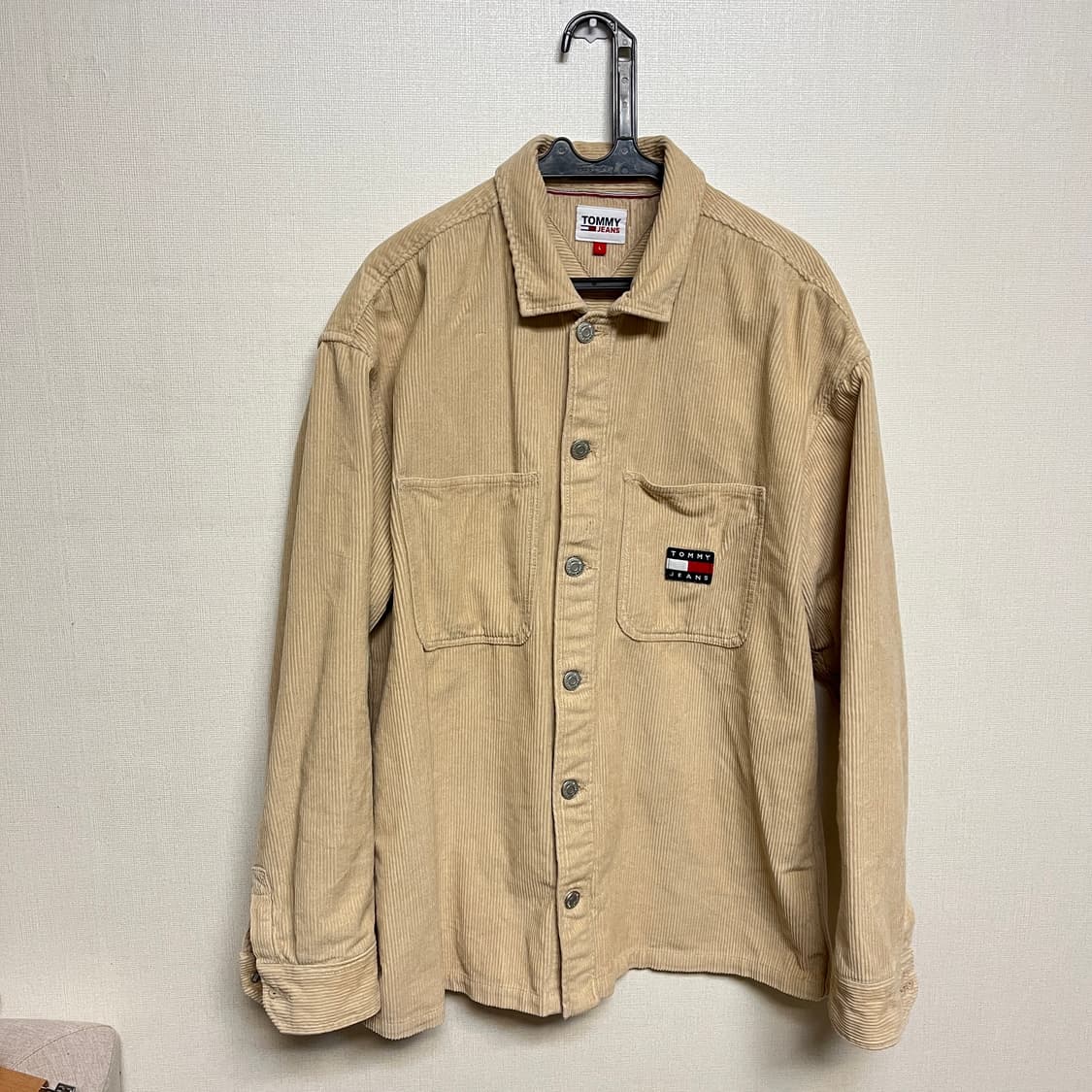 (오버핏 L) 타미 코듀로이 베이지  상품이미지2