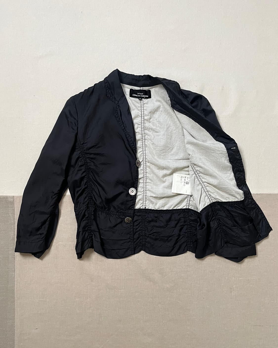꼼데가르송 큐프라 퍼커링 자켓 comme des garcons  상품이미지6