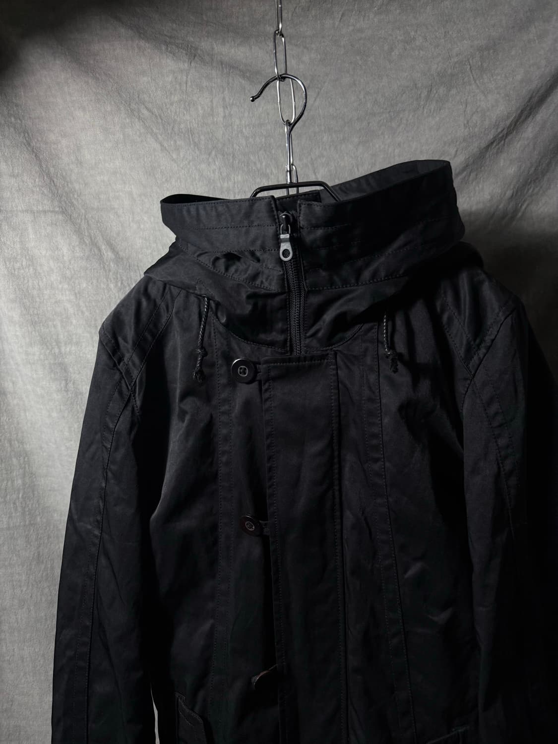 Schlüssel High-Neck Military Coat 상품이미지3