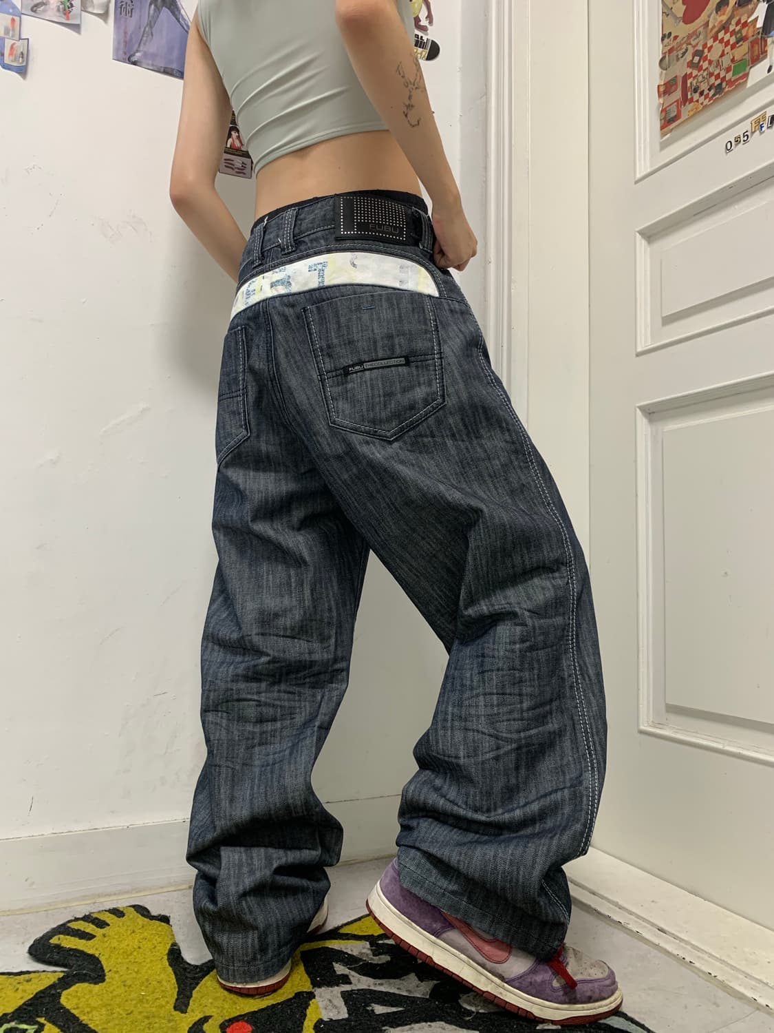 FUBU 올드스쿨 데님팬츠 상품이미지5