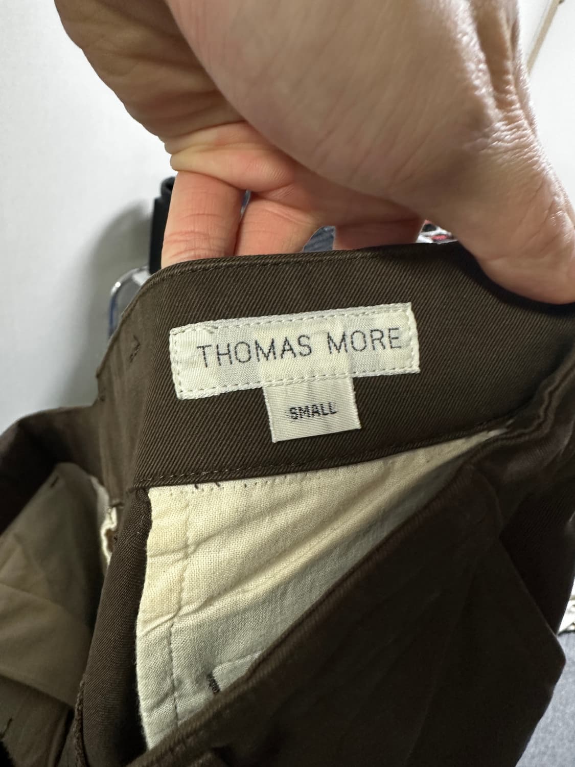 토마스모어 피치넬리펜츠 브라운 상품이미지4