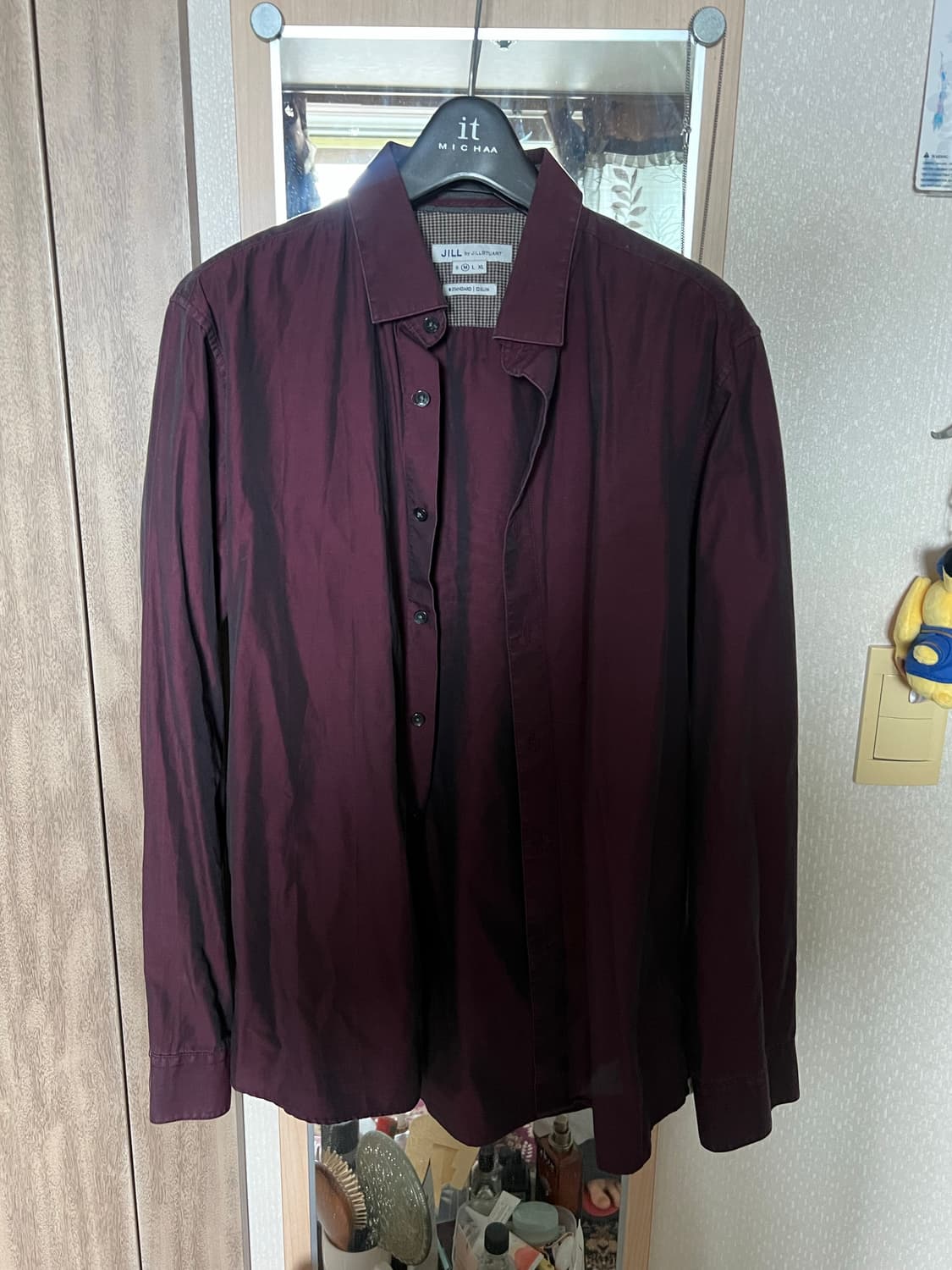 JILL by JILLSTUART 버건디 셔츠 상품이미지1