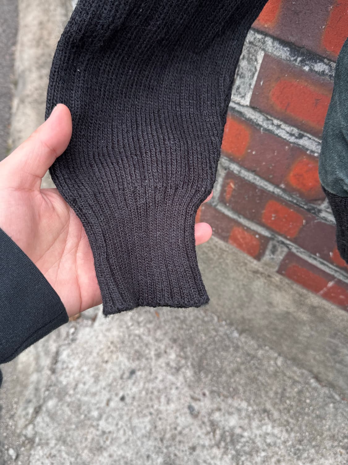 Van Corf 스웨이드 니트 집업  상품이미지7