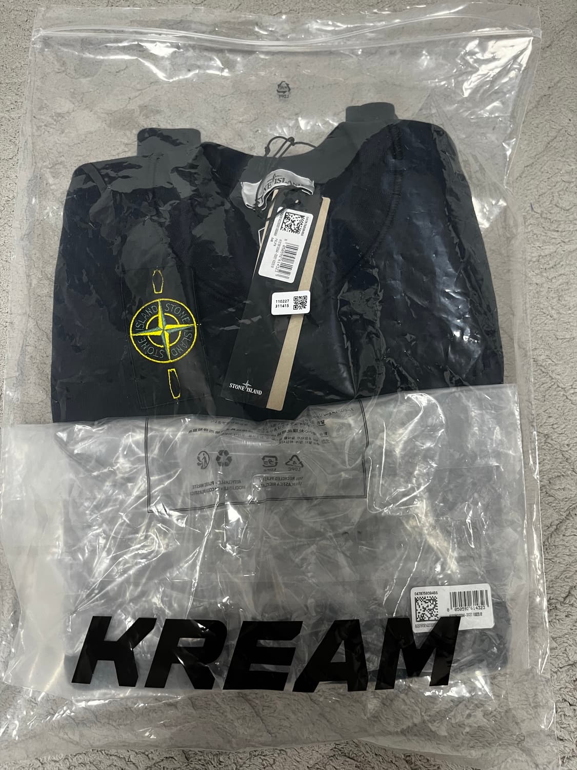 스톤아일랜드 25ss 네이비 블루 맨투맨 상품이미지7