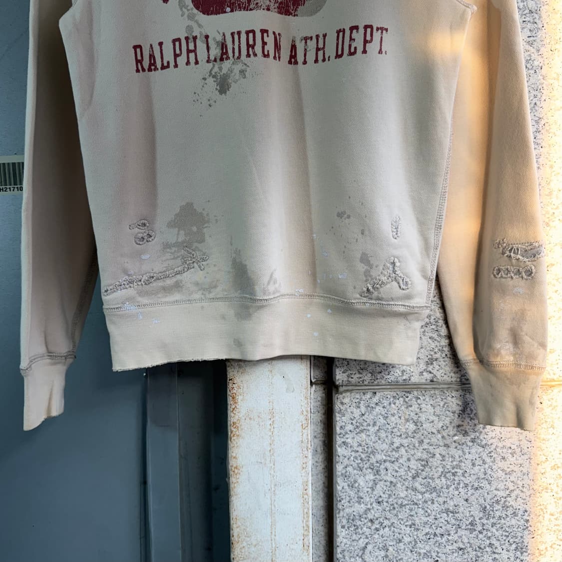 폴로 진스 빈티지 디스트레스드 로고 맨투맨 상품이미지4