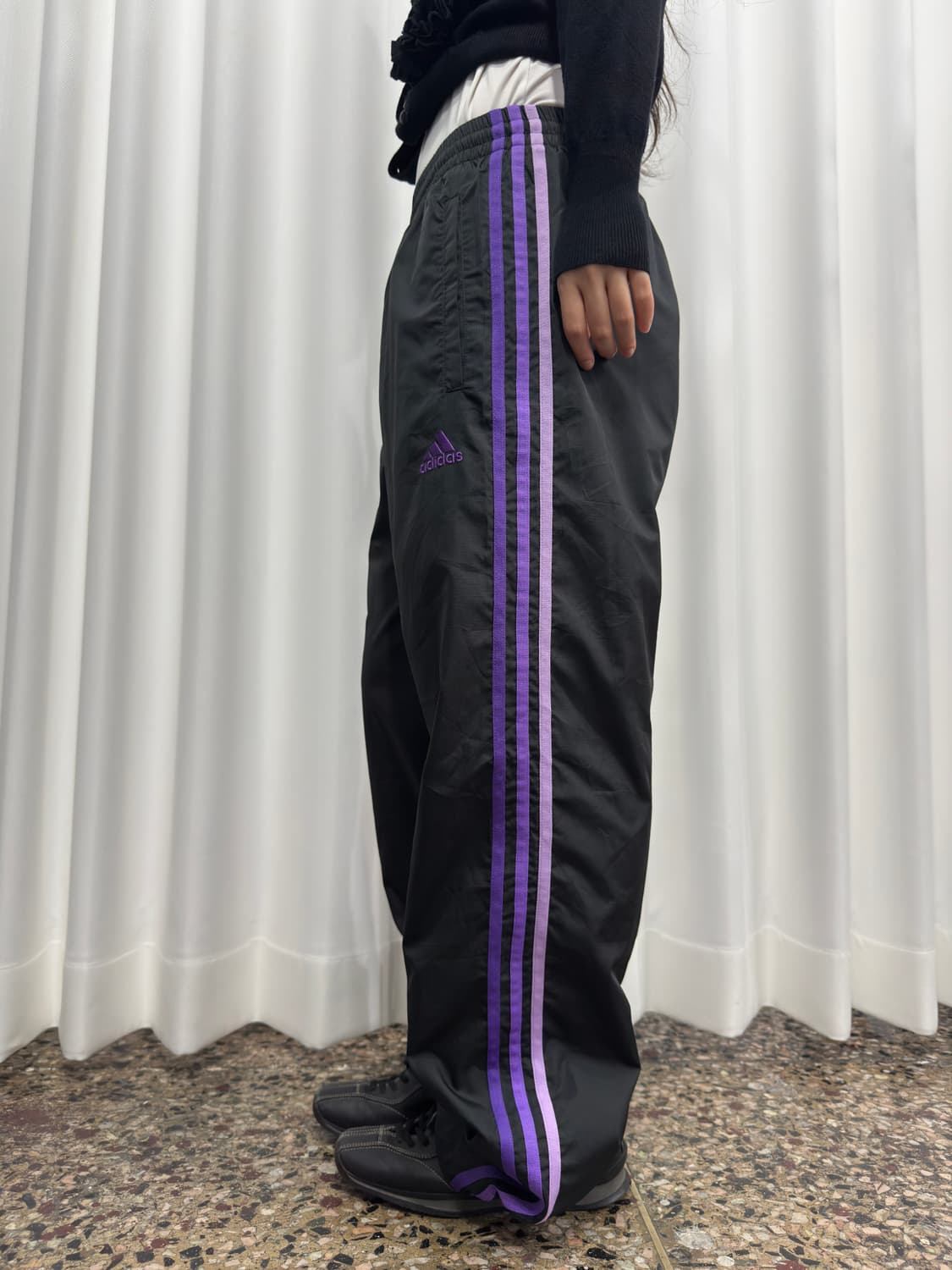 adidas purple line pants 상품이미지3