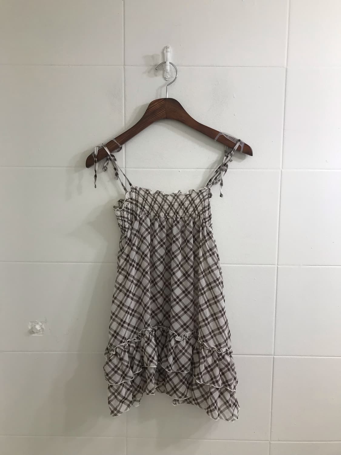 라코스테 핑크 브라운 도트 하구미 모리걸 코디세트 상품이미지6